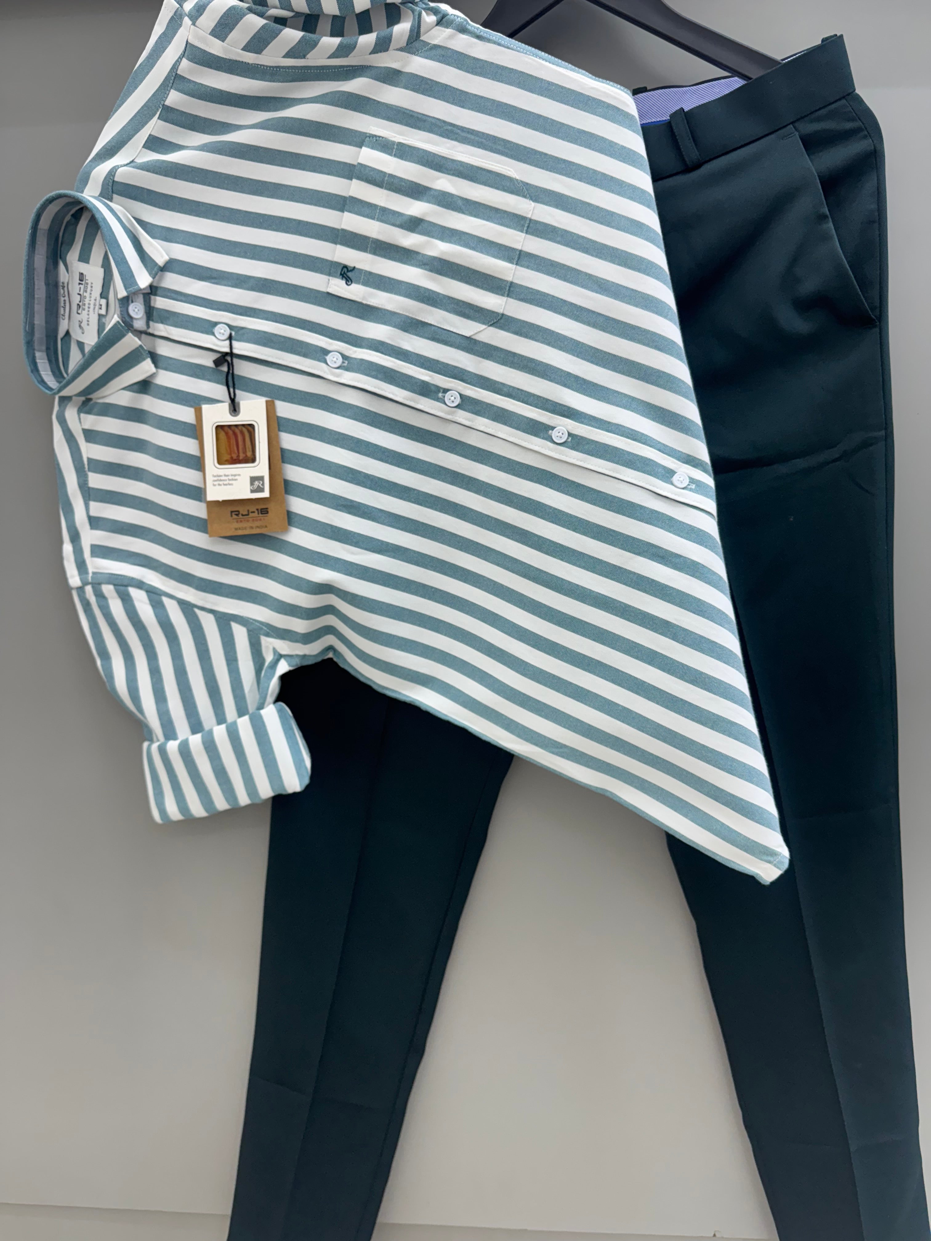 Strip Shirt With formal pant
