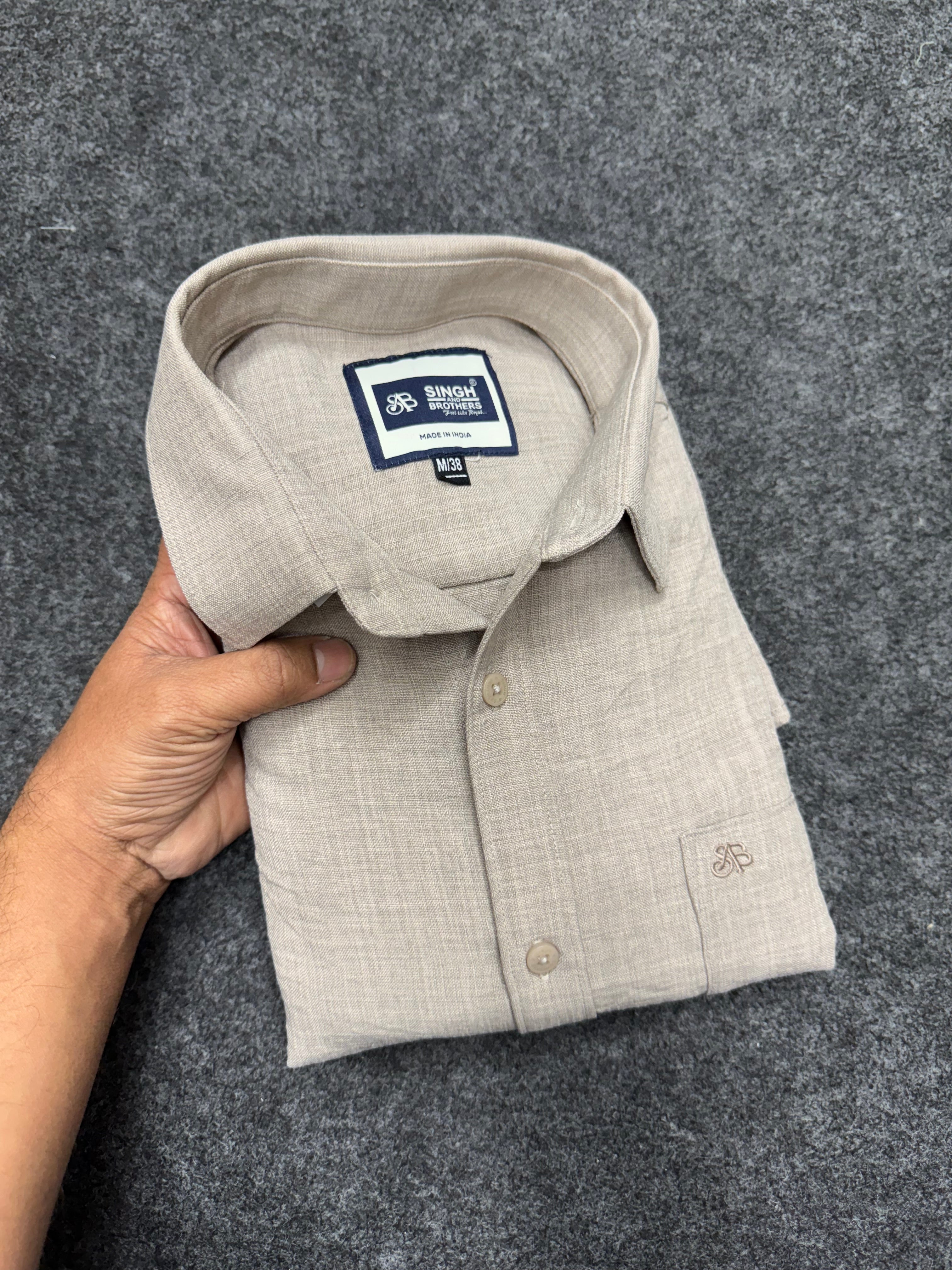 Milange linen shirt