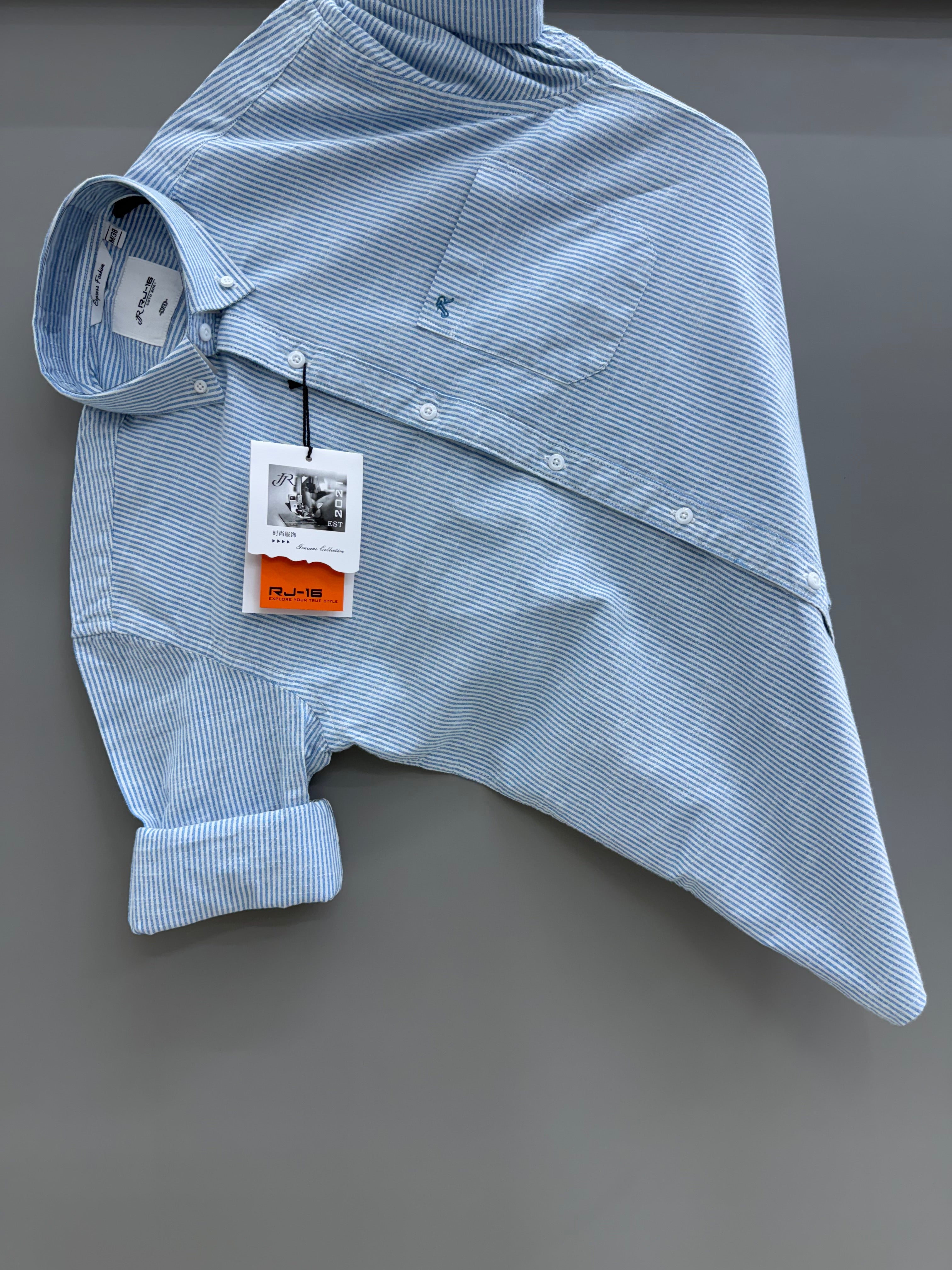 Oxford Blue strip Shirt