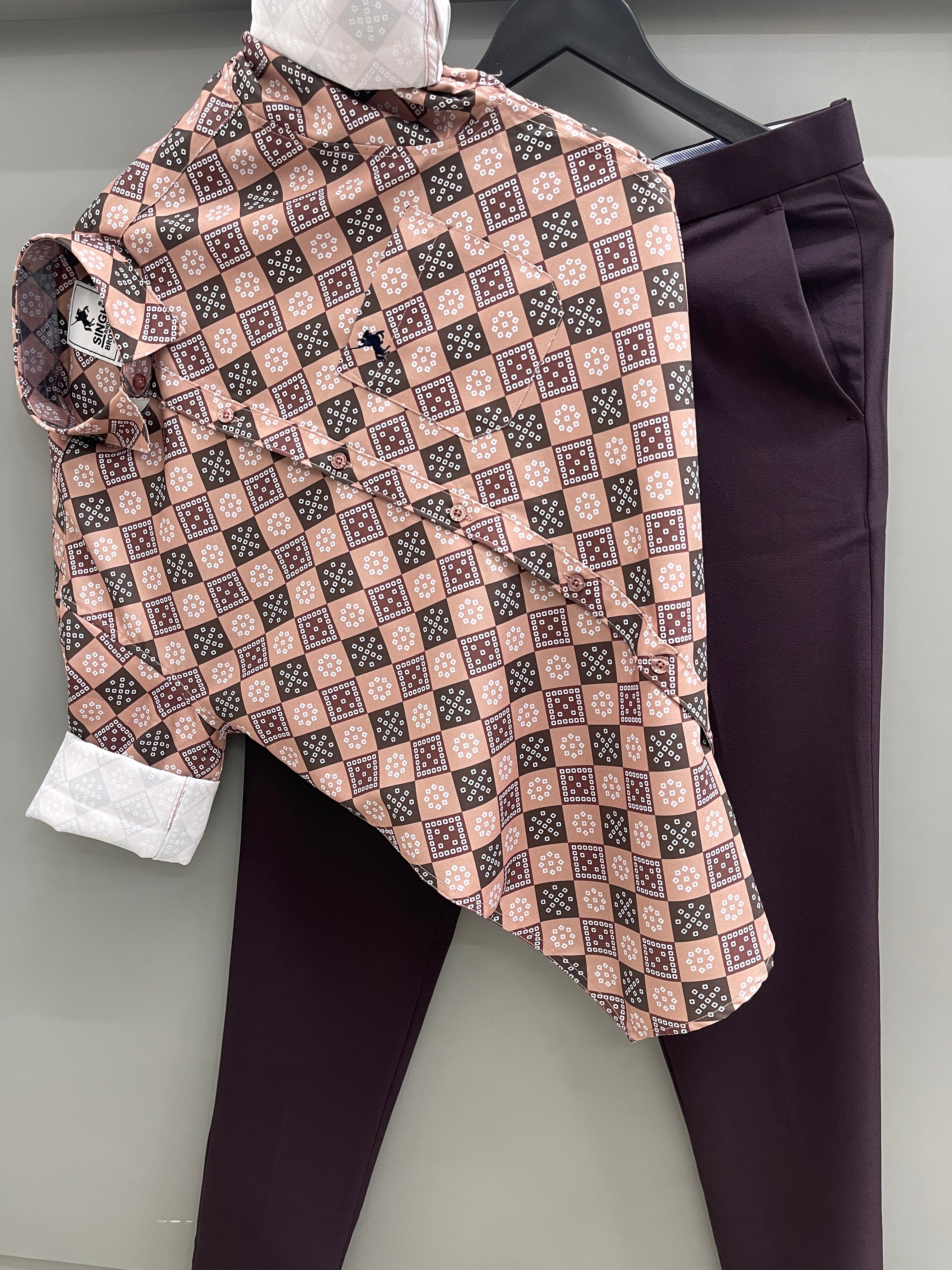 Printed shirt with Pant