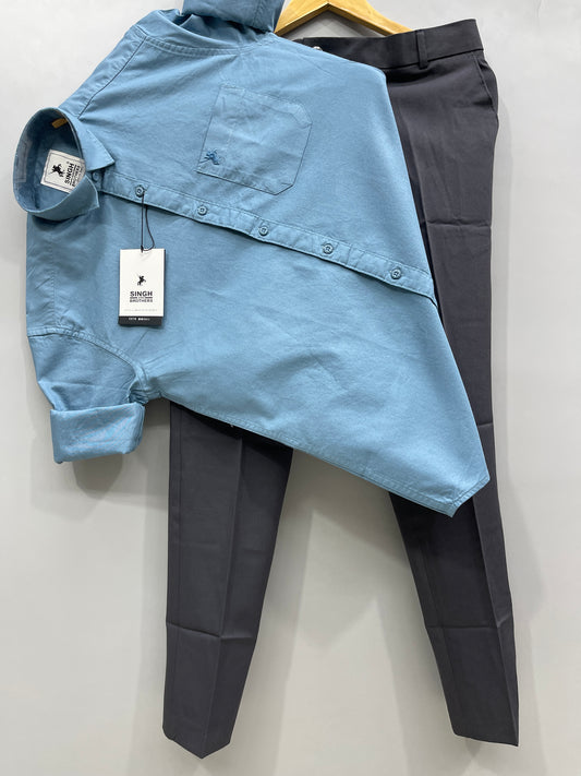 Cotton Shirt With Trouser (Combo)