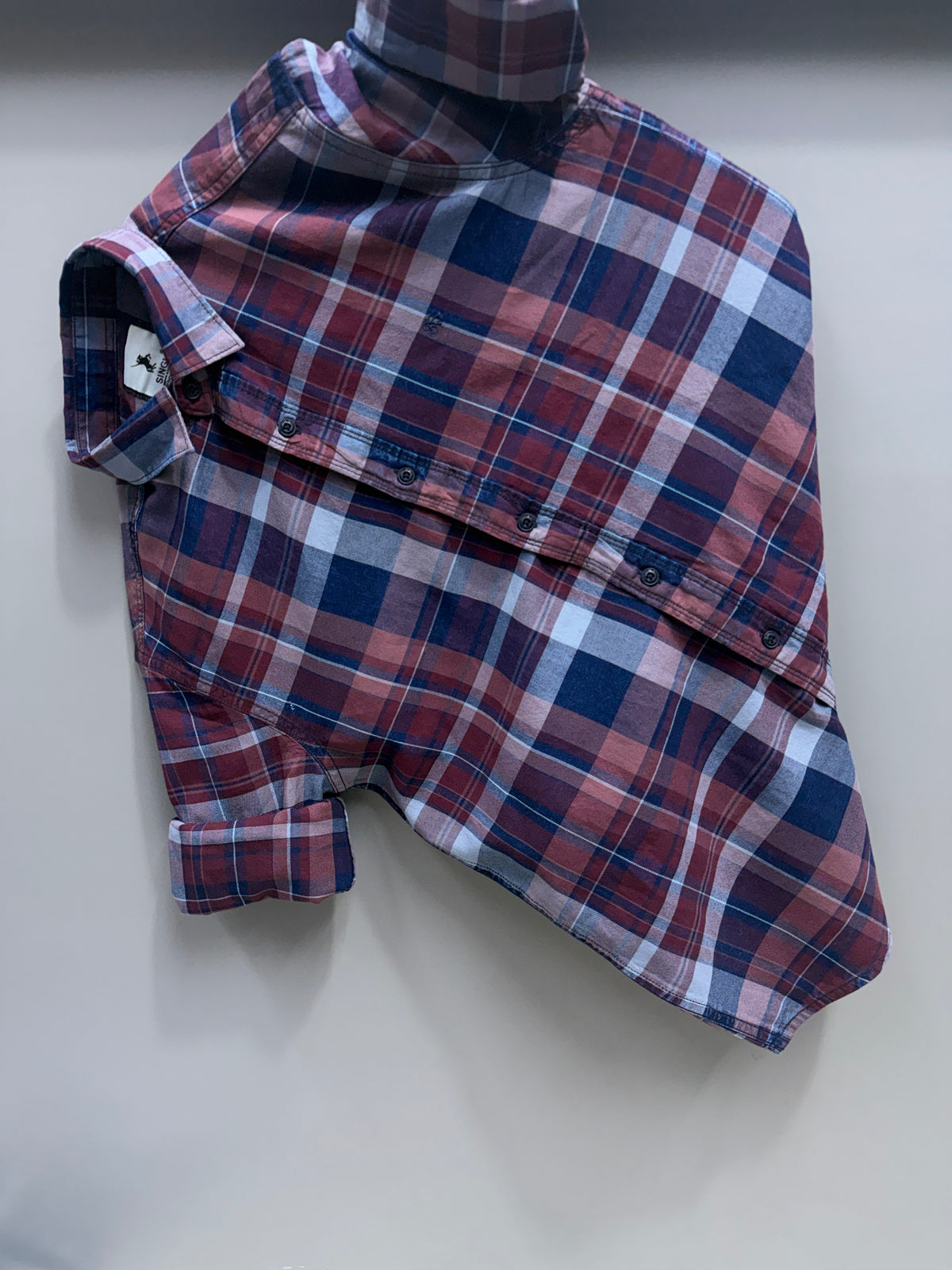 Indigo check Shirt