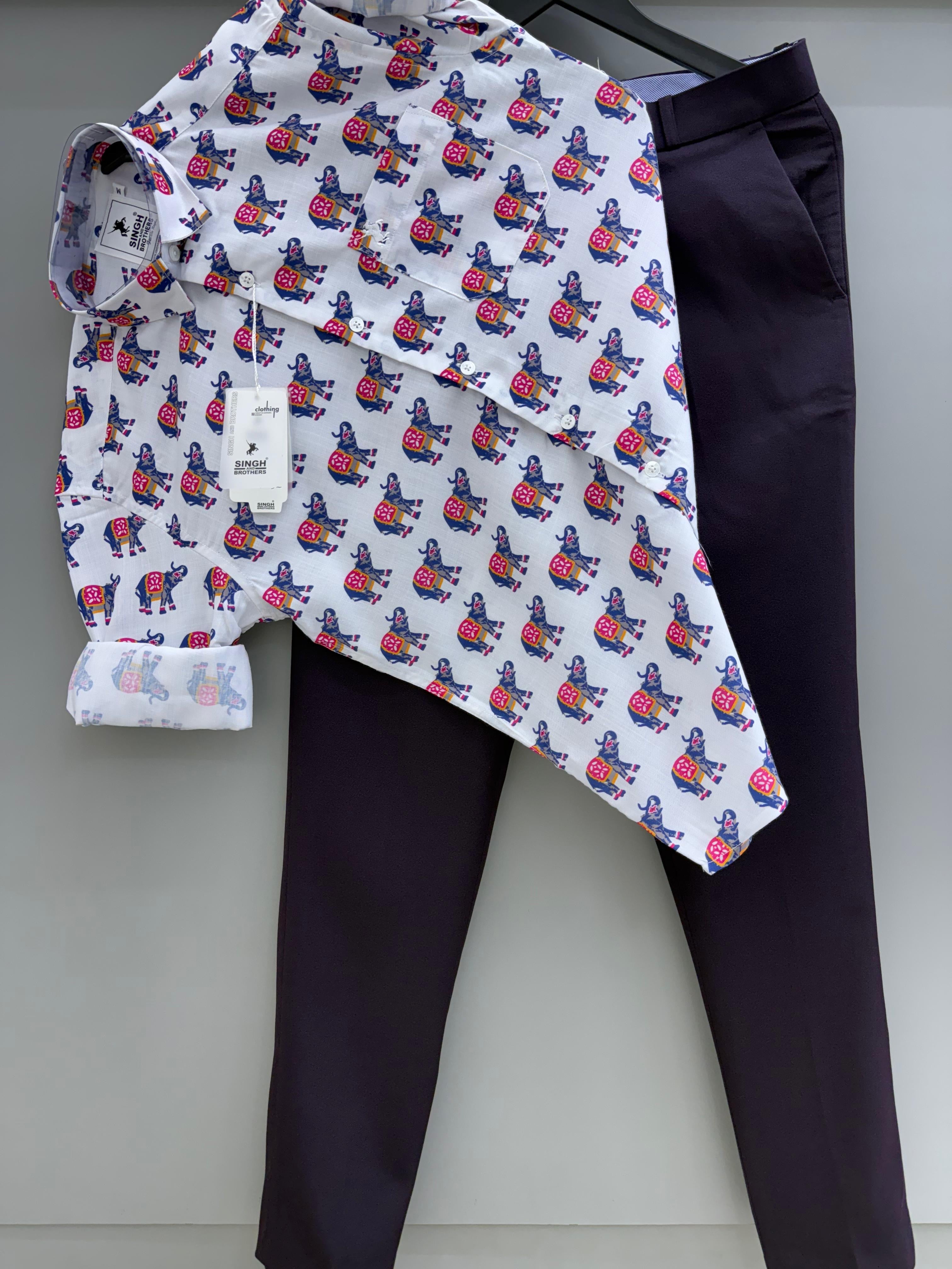 Printed shirt with Pant
