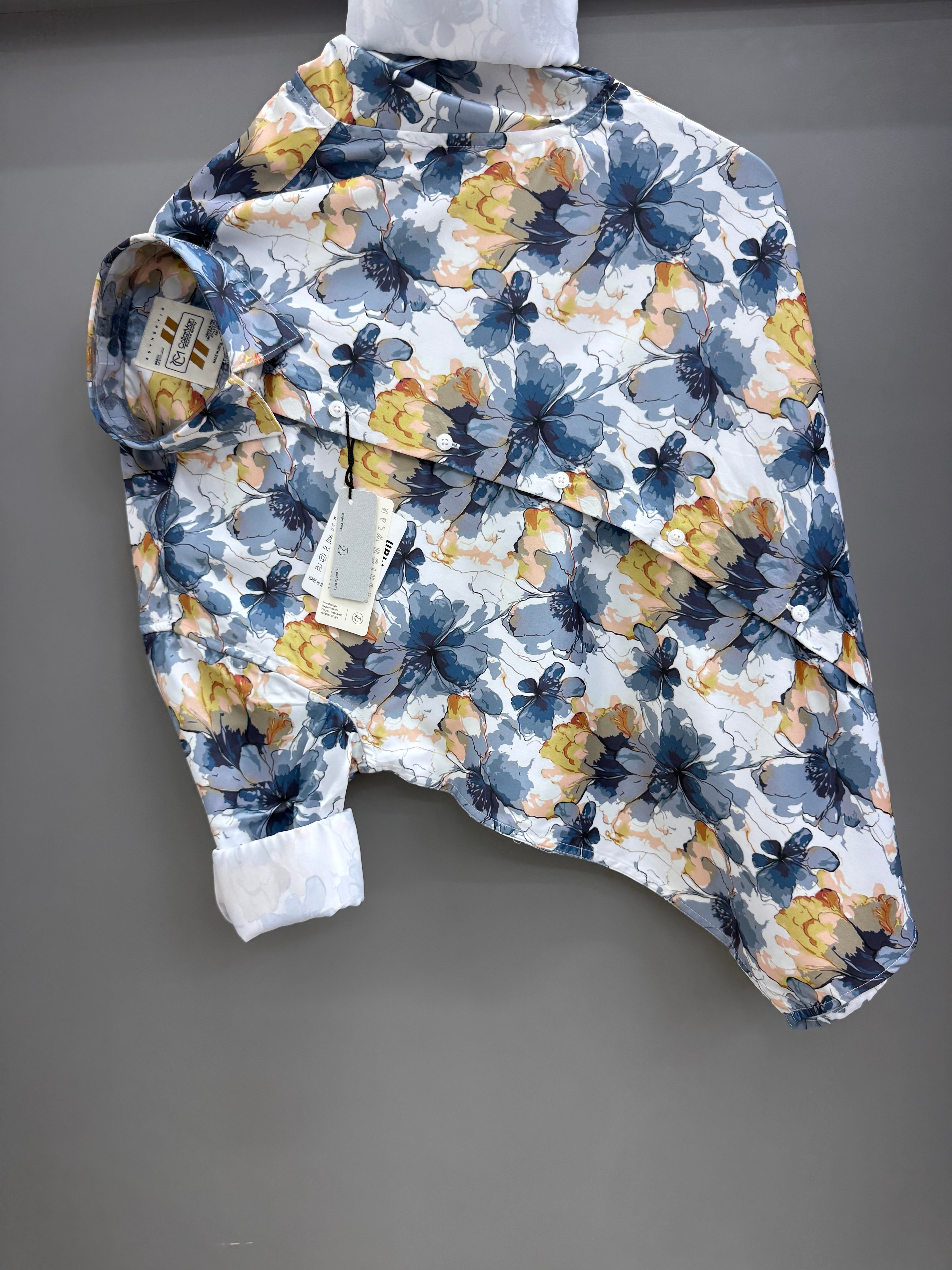 Satin Digital printed shirt