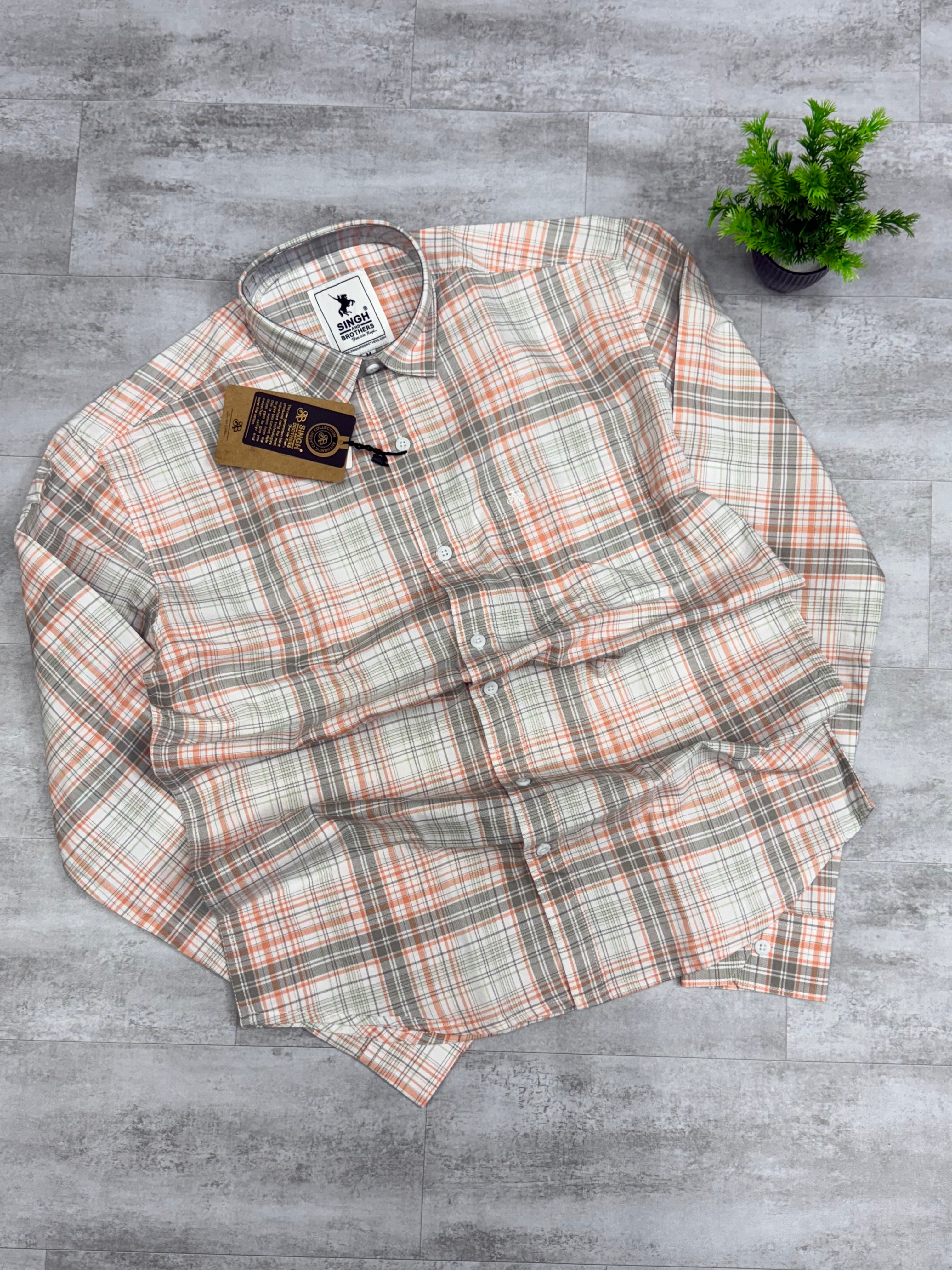 Heavy oxford Check Shirt - 15012026