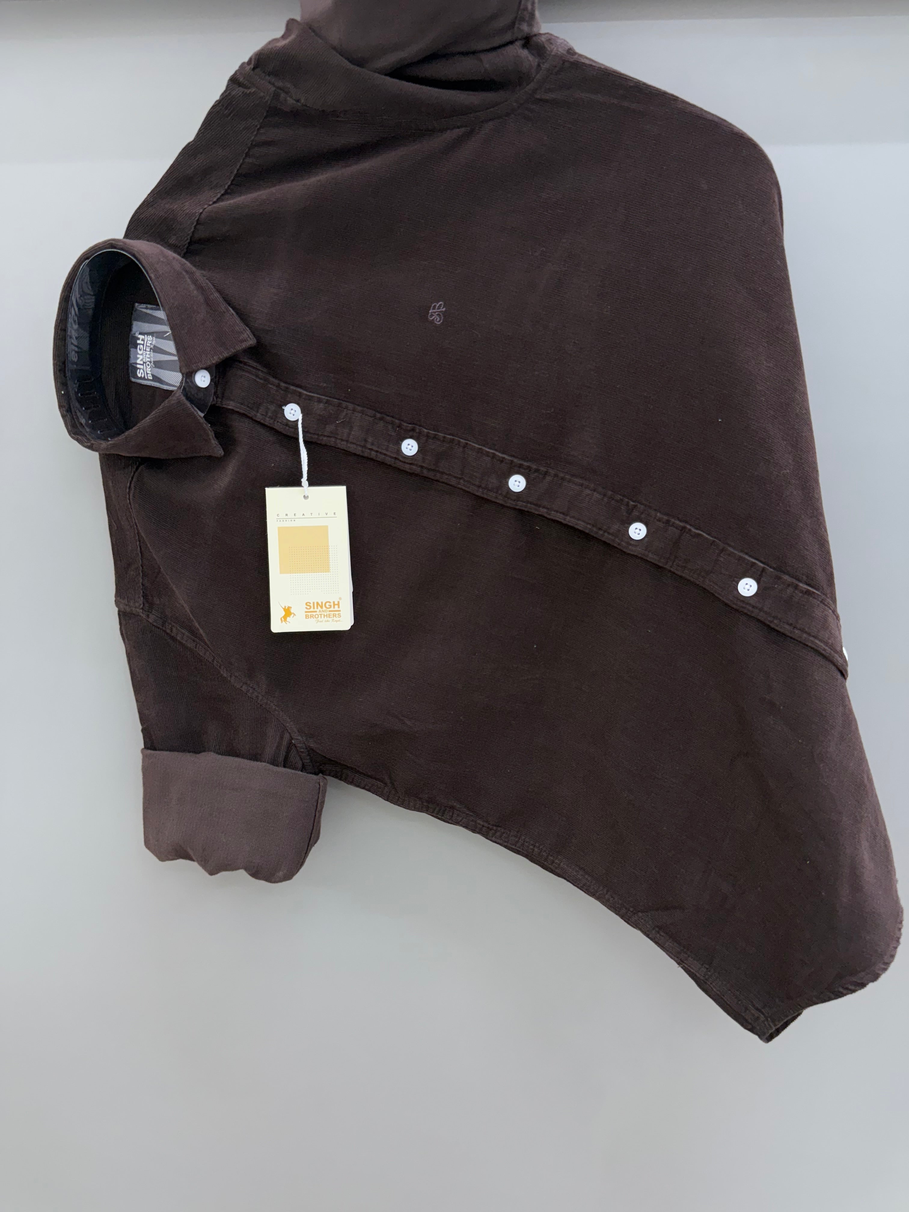 corduroy shirt