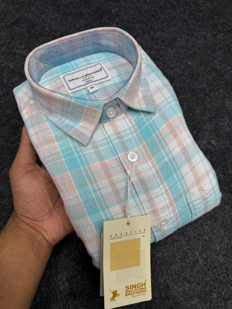 Heavy Oxford check Shirt - 6