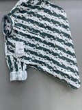 Green flower Printed Short Kurta