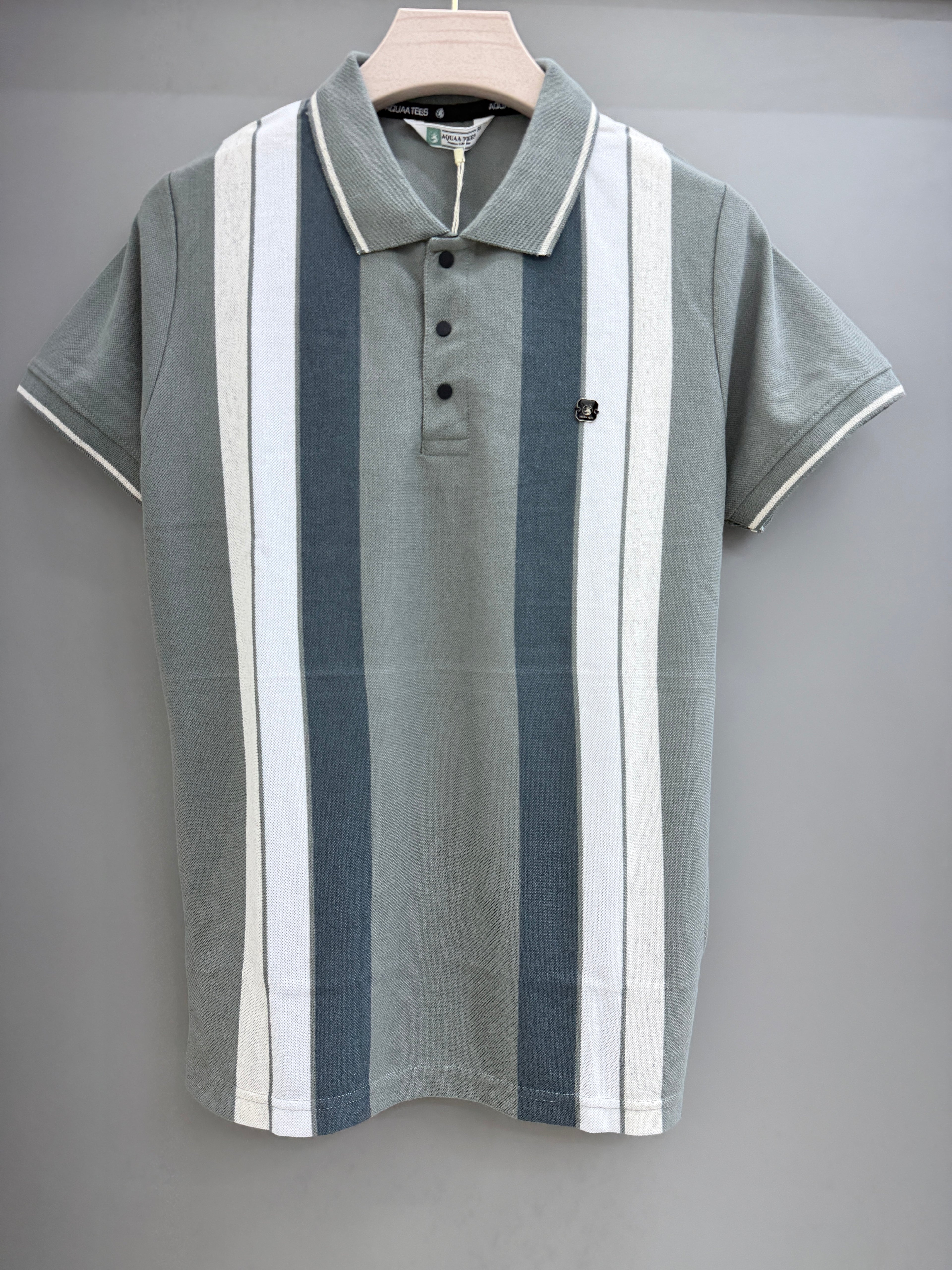 Cotton strip T-shirts