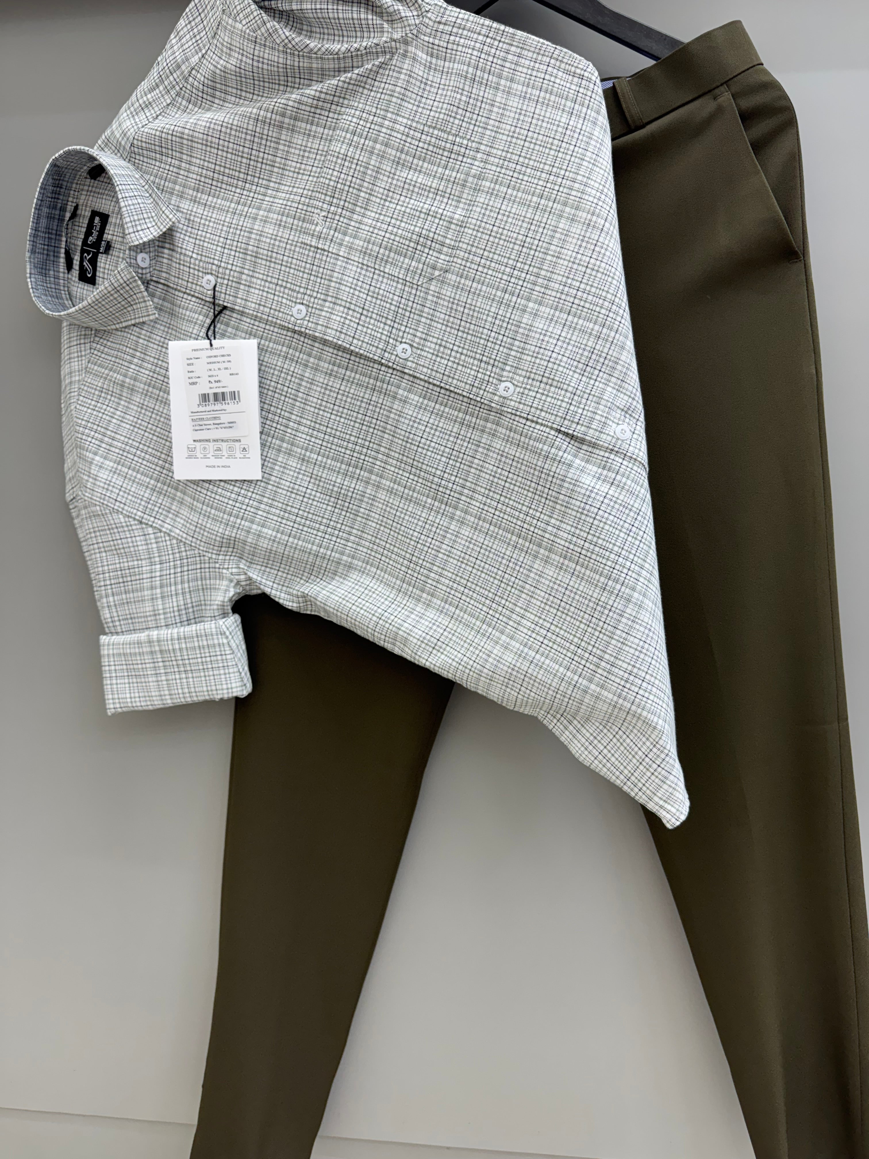 Check Shirt With Trouser pant