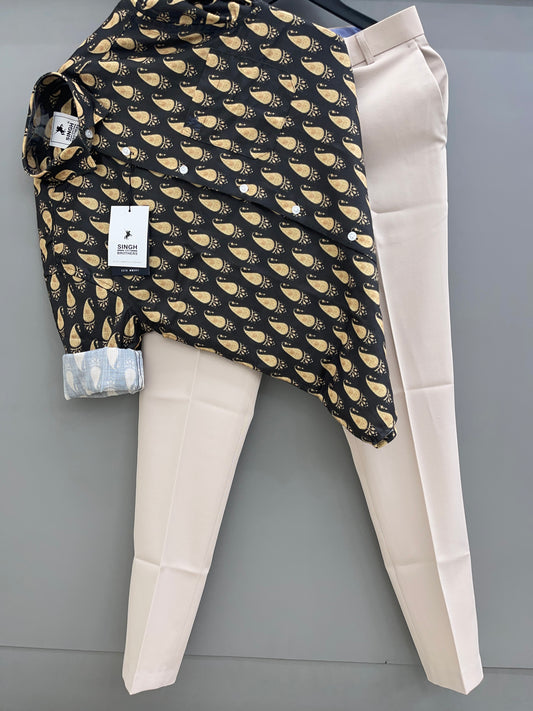 Printed Shirt with Trouser Pant (Combo)