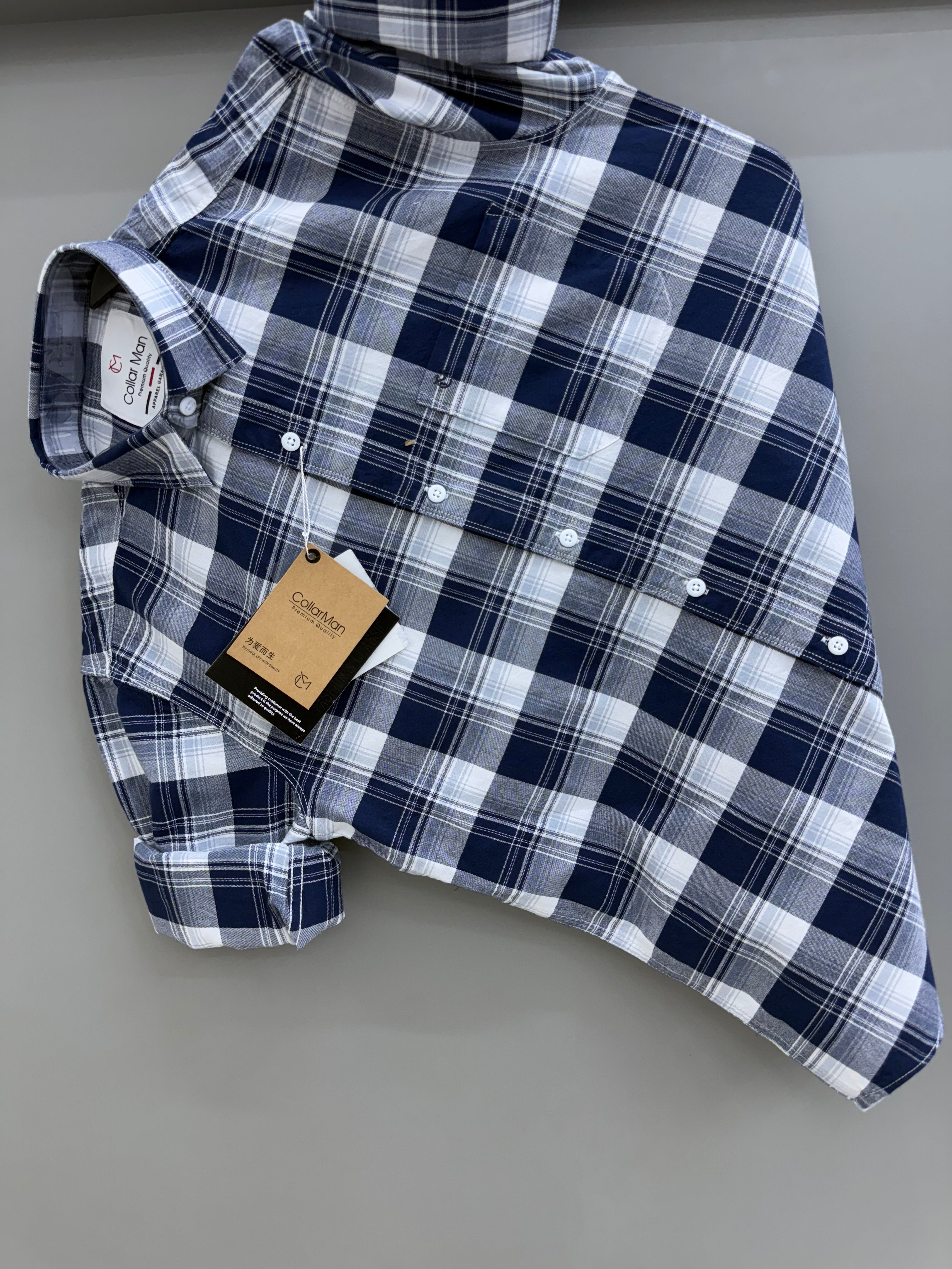 Heavy oxford Checks Shirt
