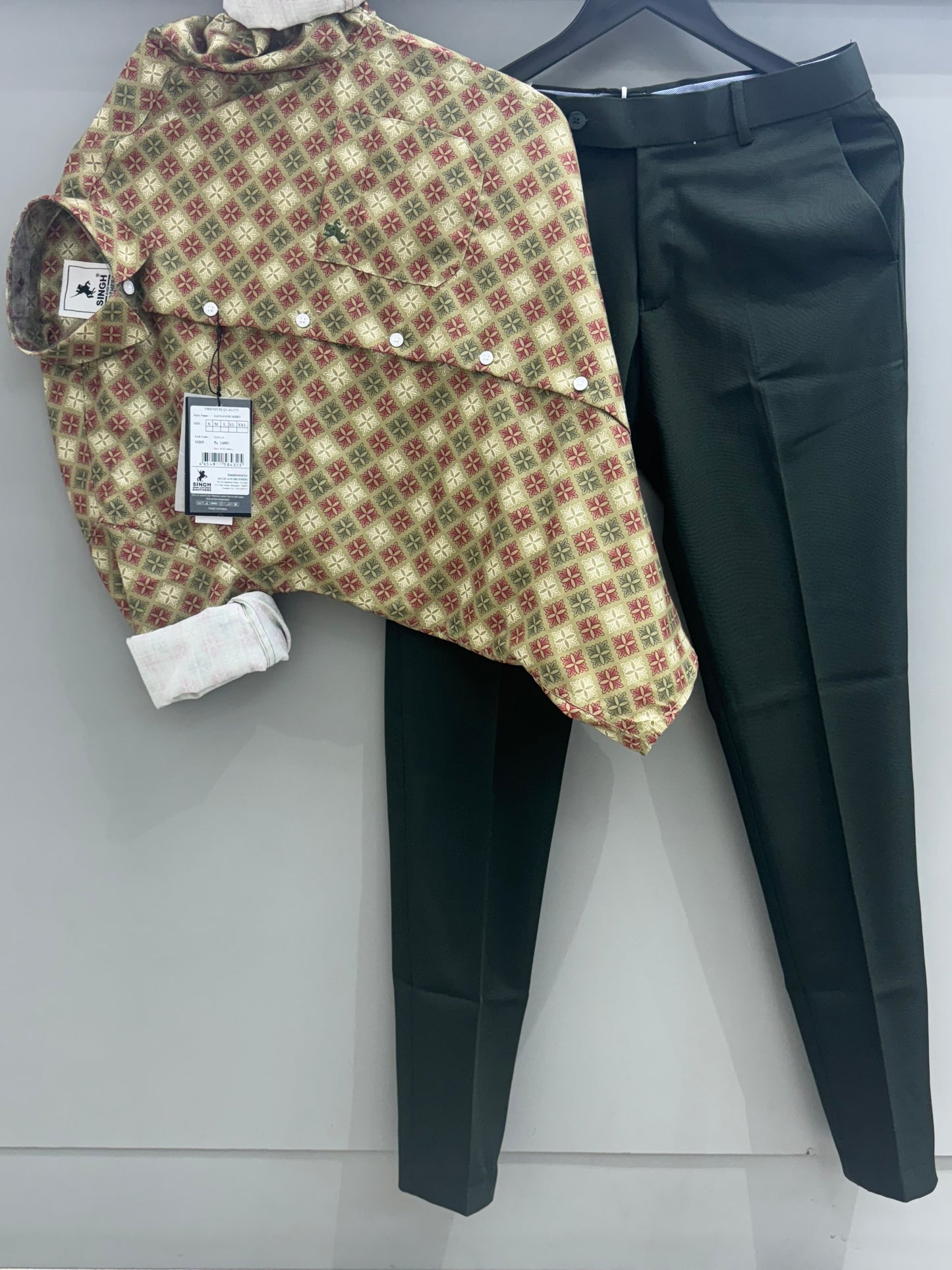 Printed Shirt with Trouser Pant (Combo)