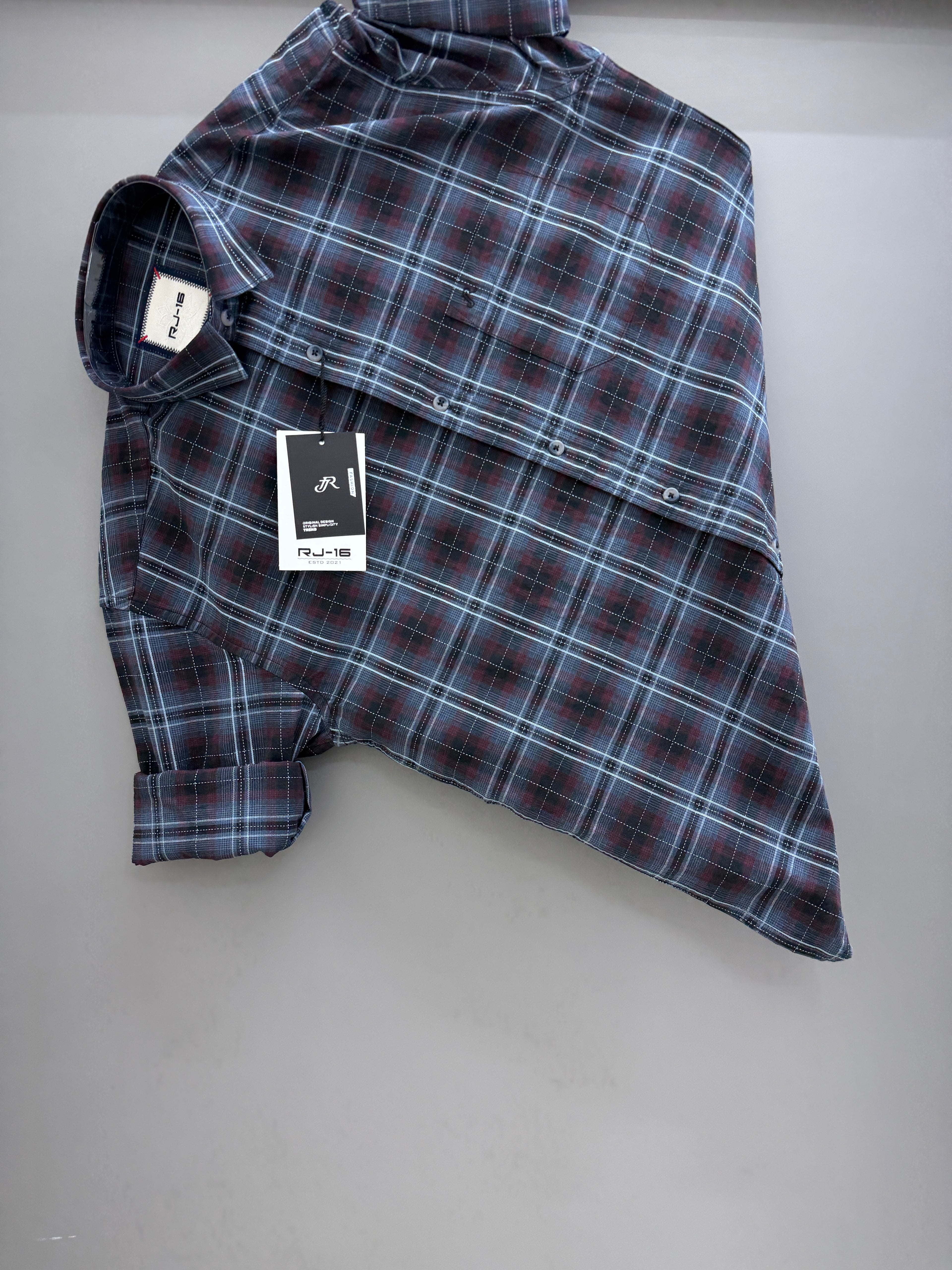 Heavy oxford Check Shirt