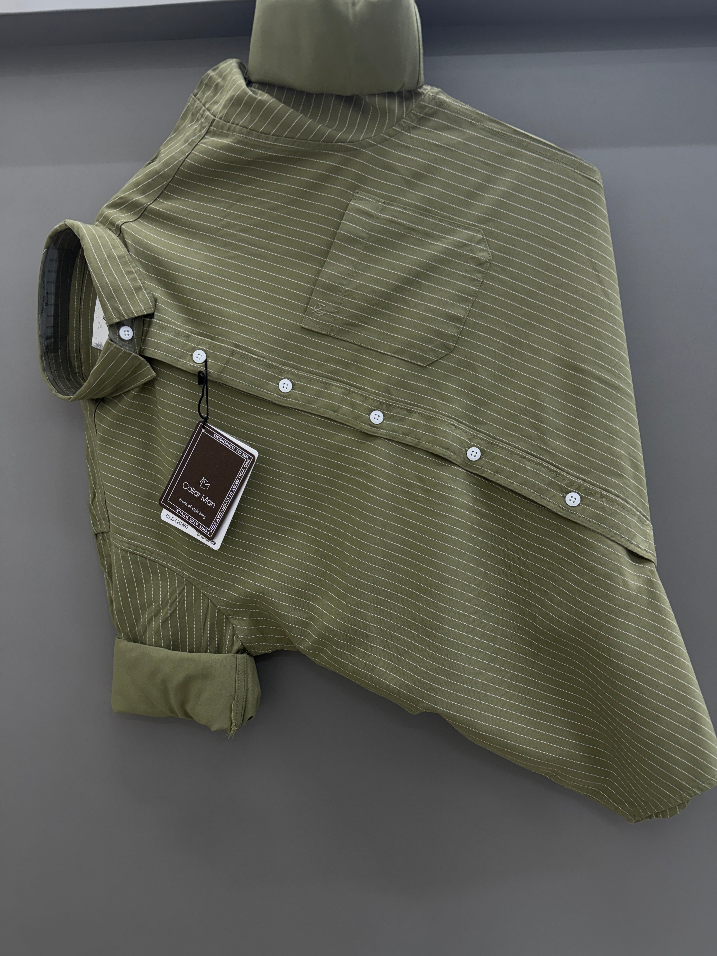 Oxford strip shirt