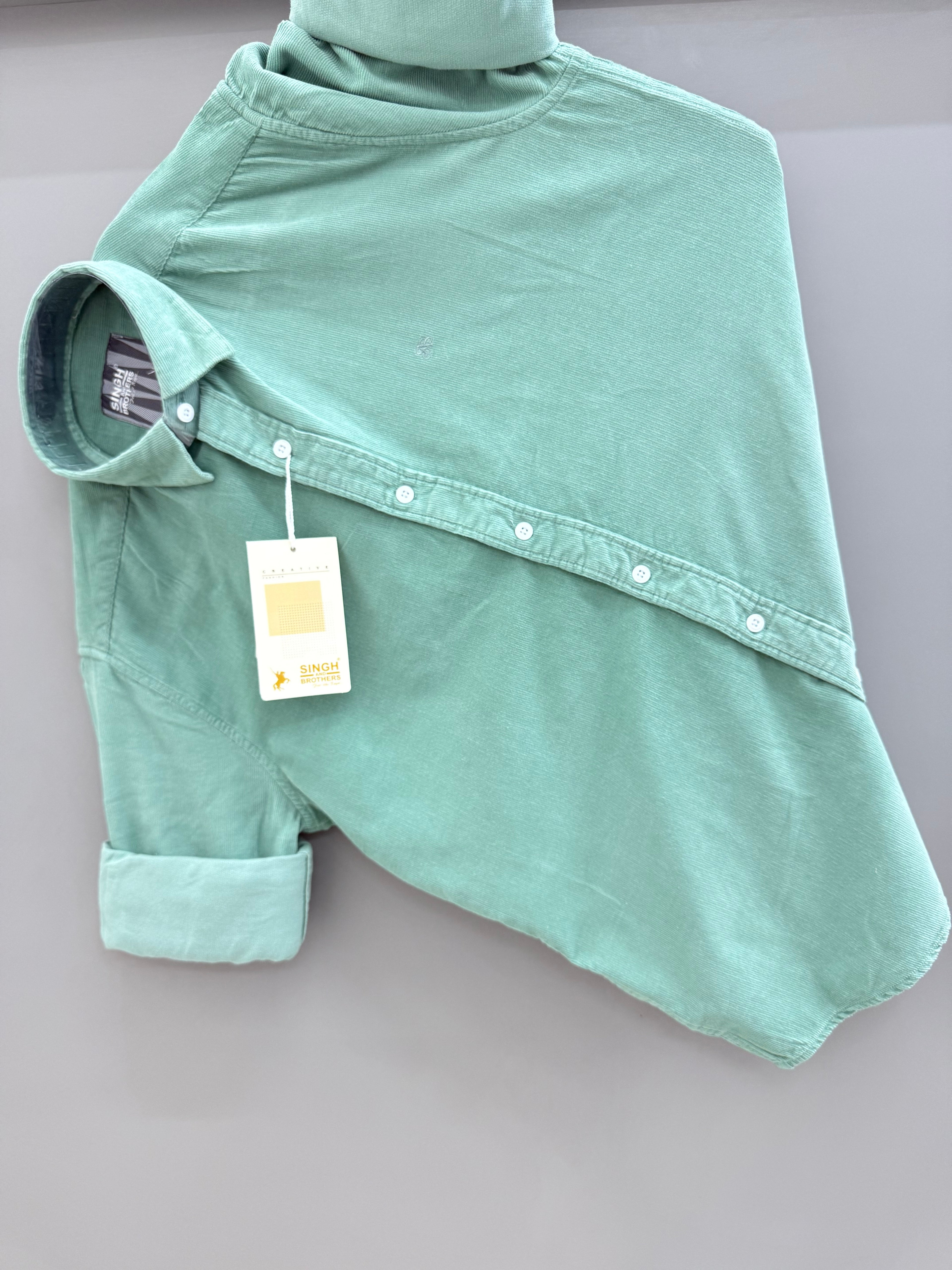 corduroy shirt