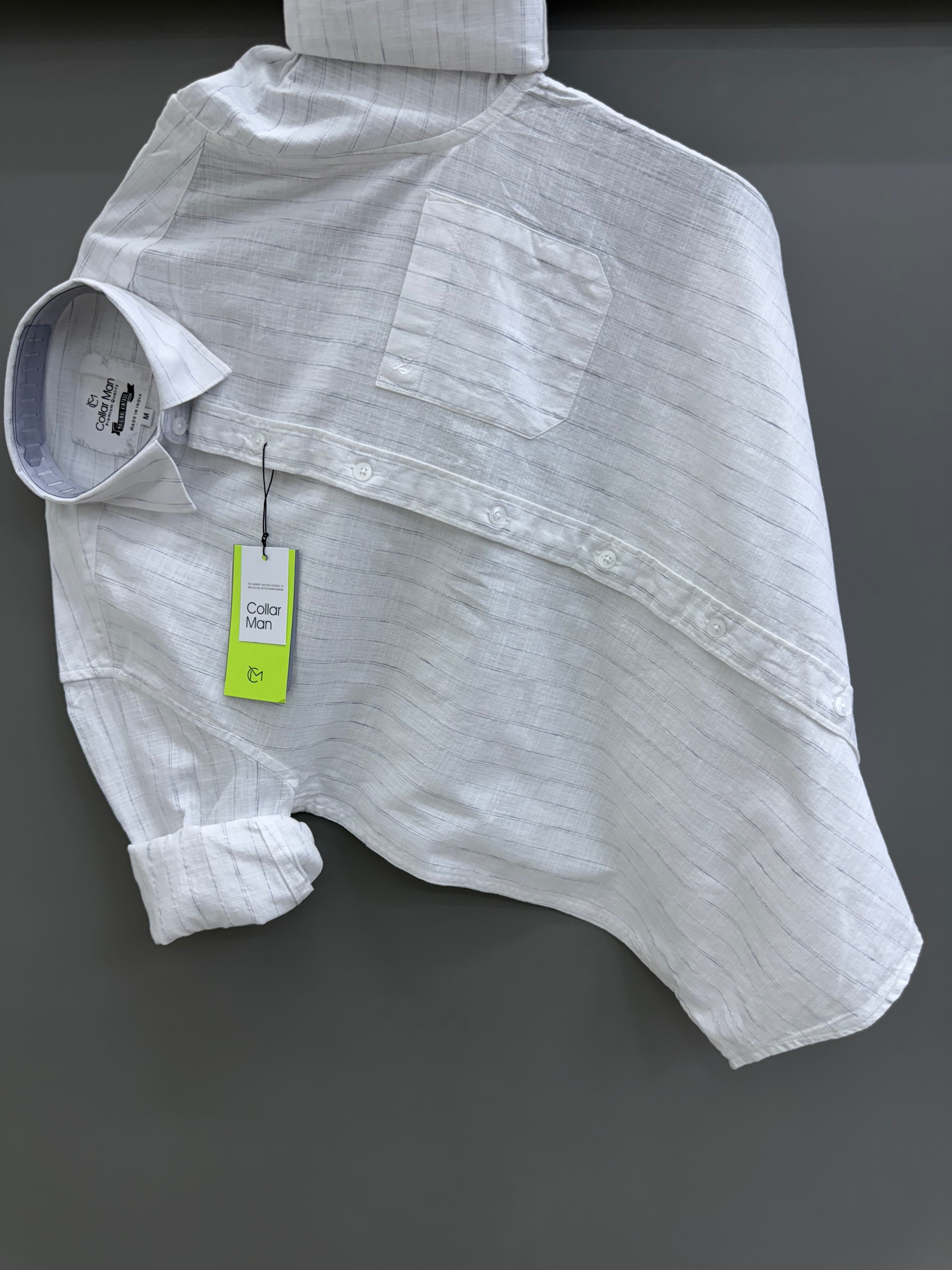 Linen Strip shirt