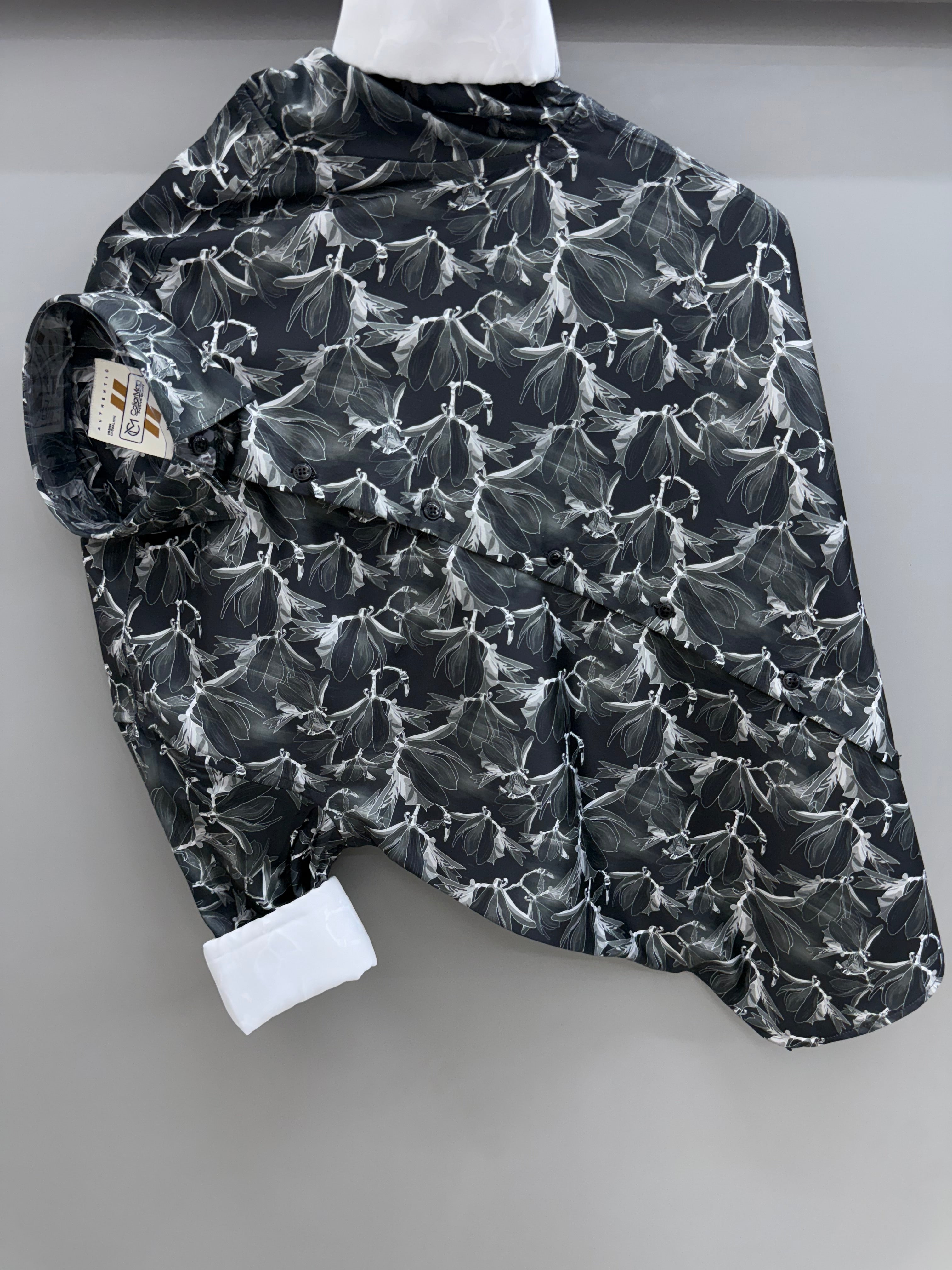Satin Digital printed shirt