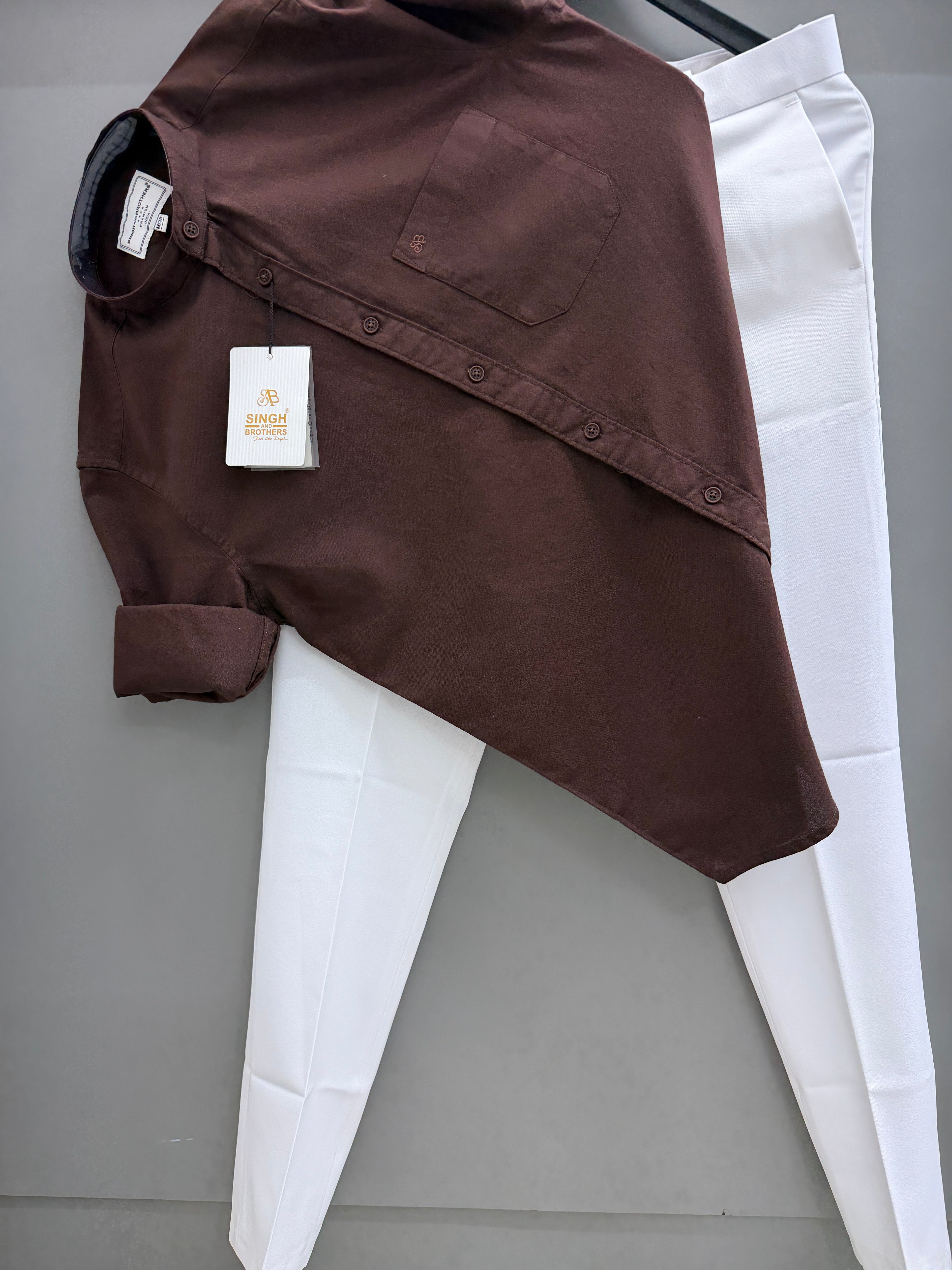 Chinese color shirt With Formal Pant