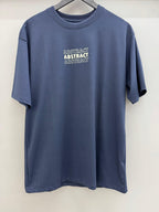 Drop Sholder Blue Printed T-shirts