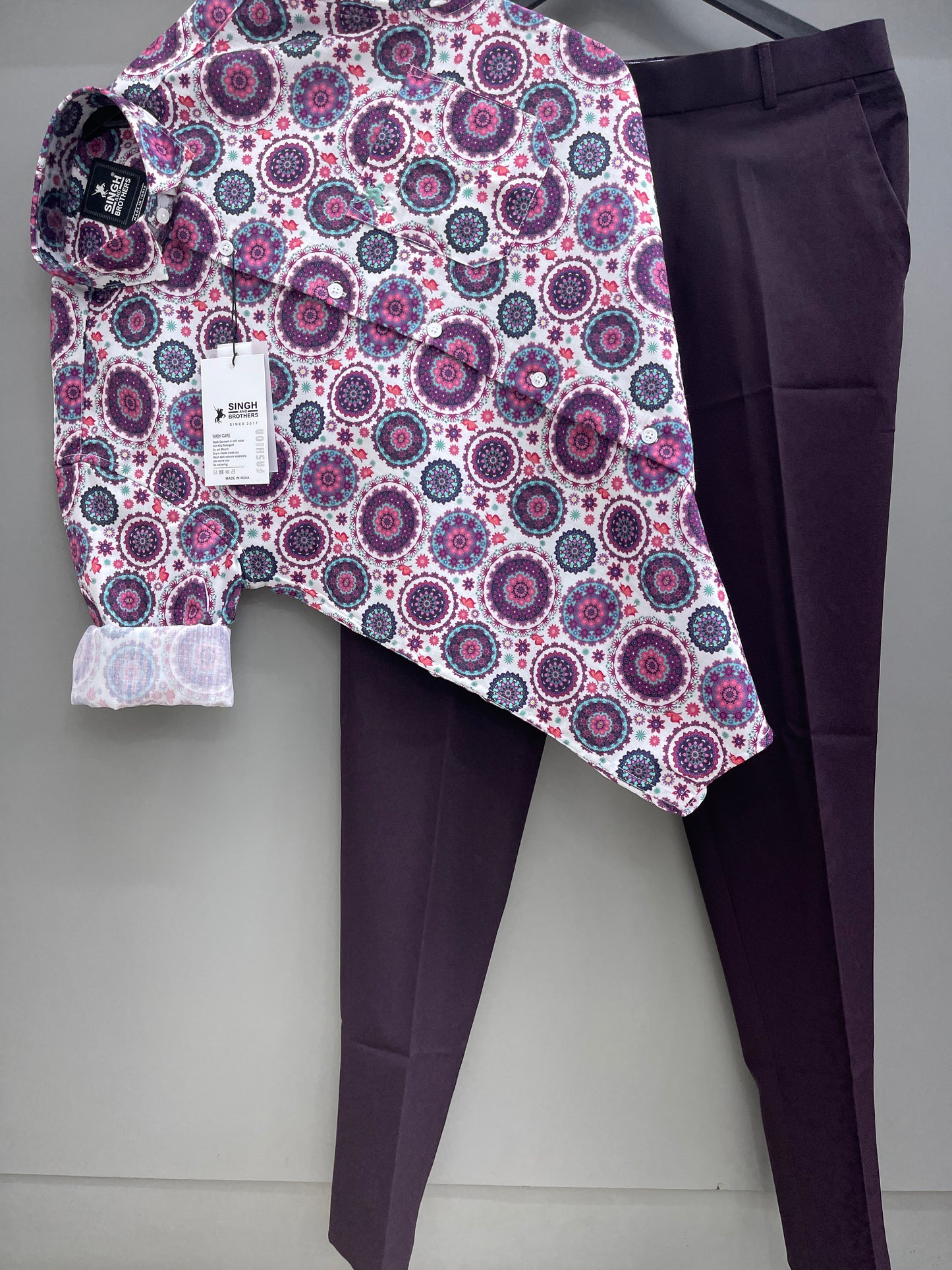 Printed Shirt with Trouser Pant (Combo)