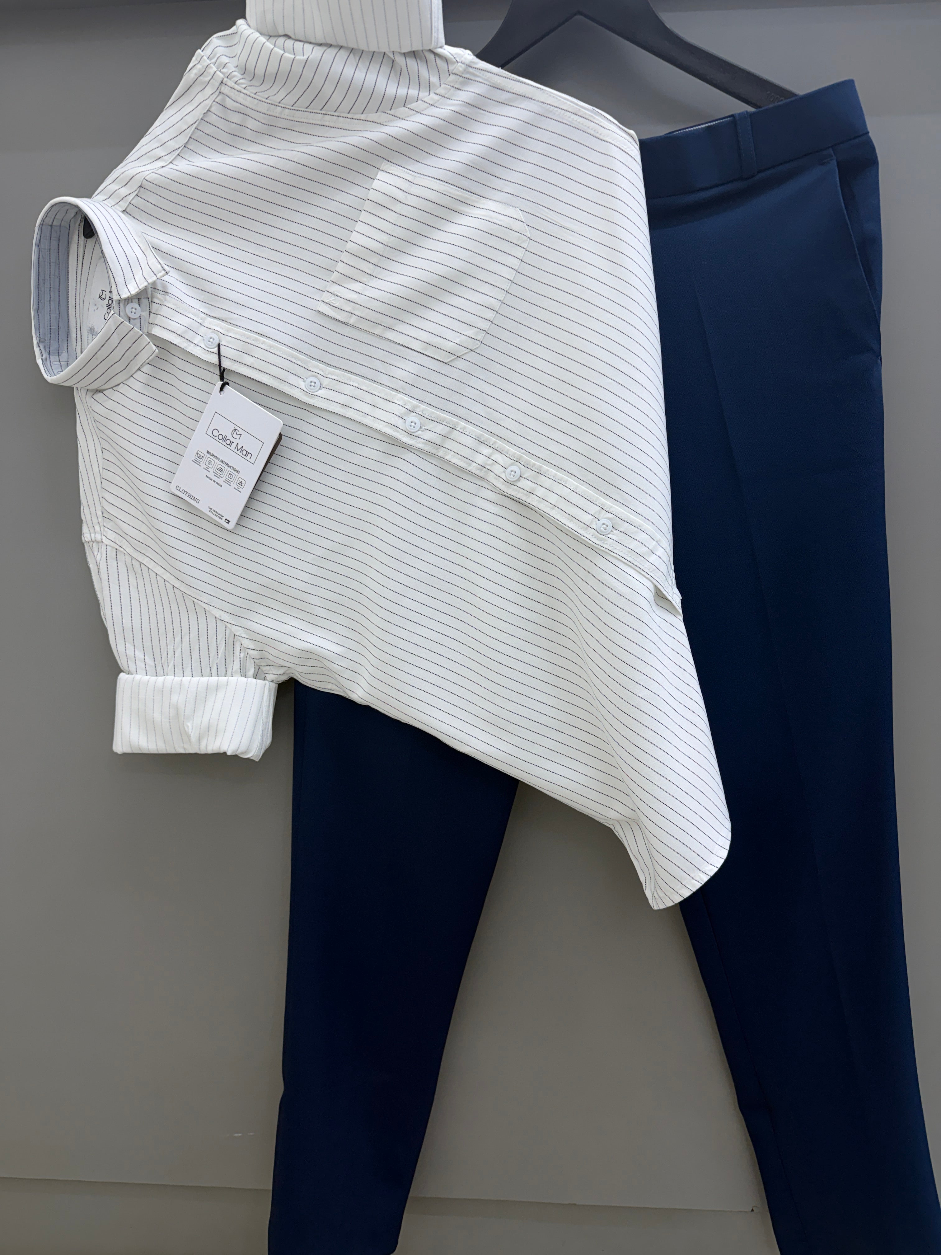 strip shirt with pant