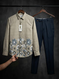 Bottom printed Shirt With Trouser pant