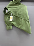 Cotton Oxford BD- Olive Green