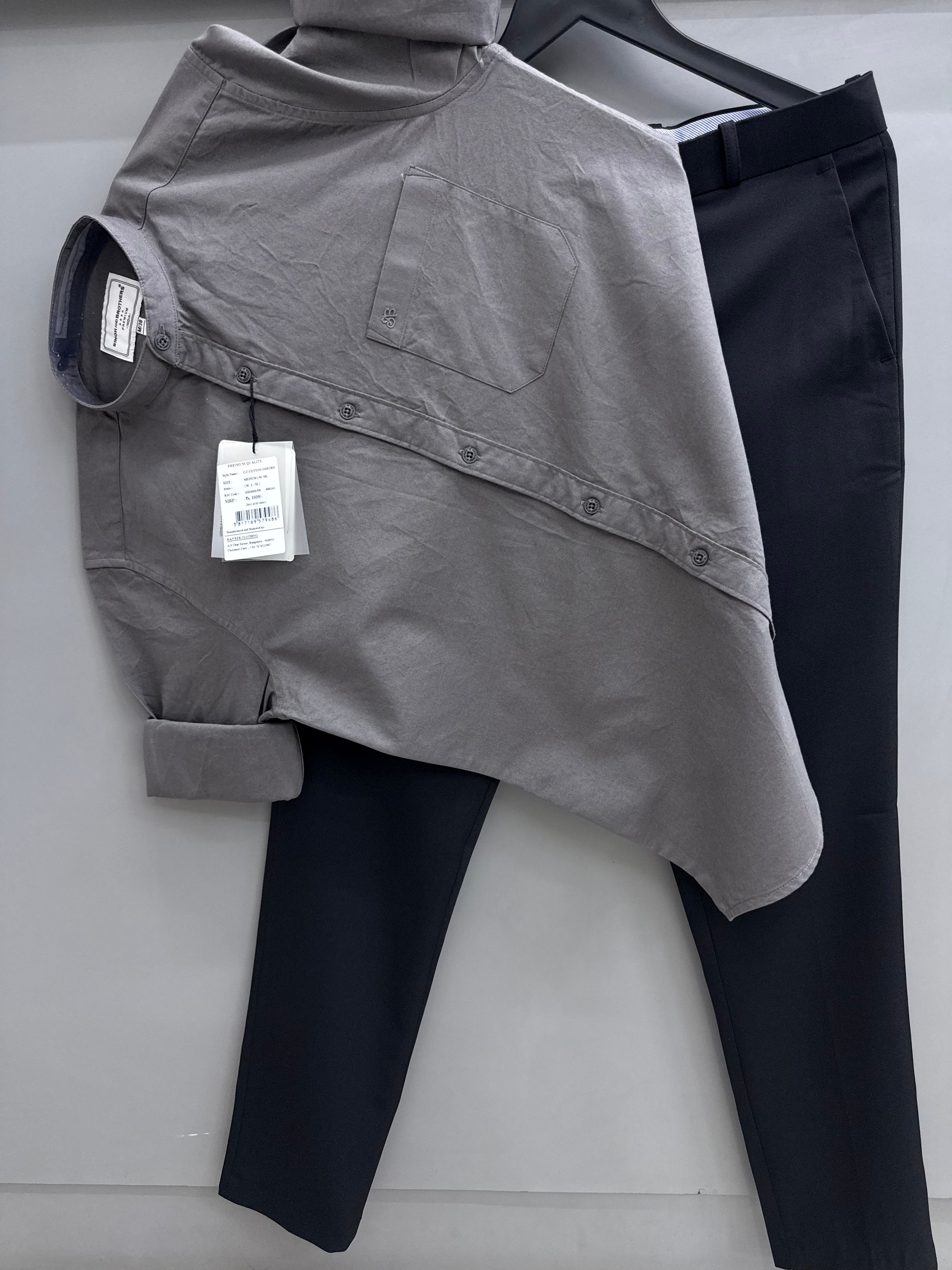 Chinese color shirt With Formal Pant