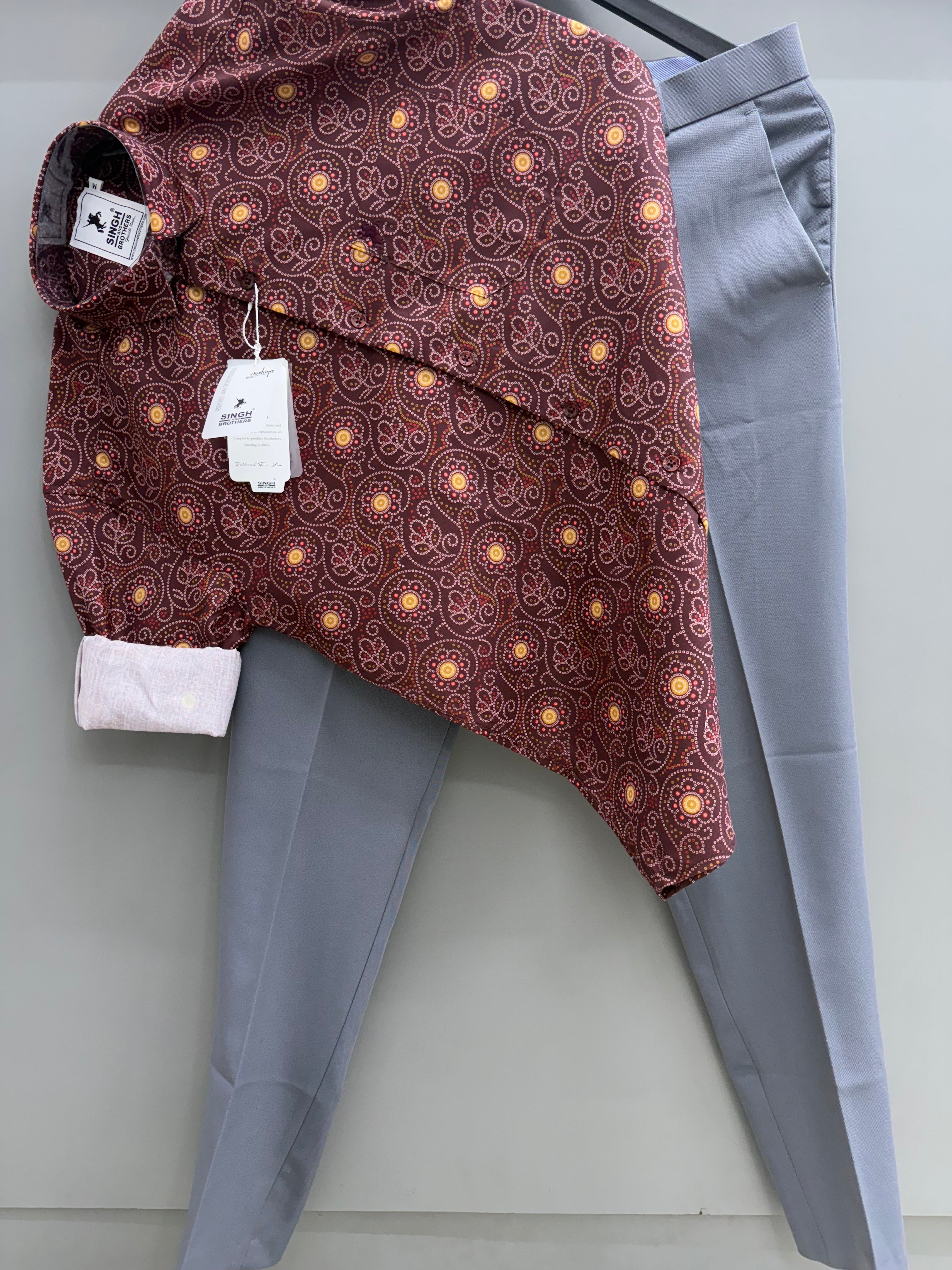 Printed shirt with Pant