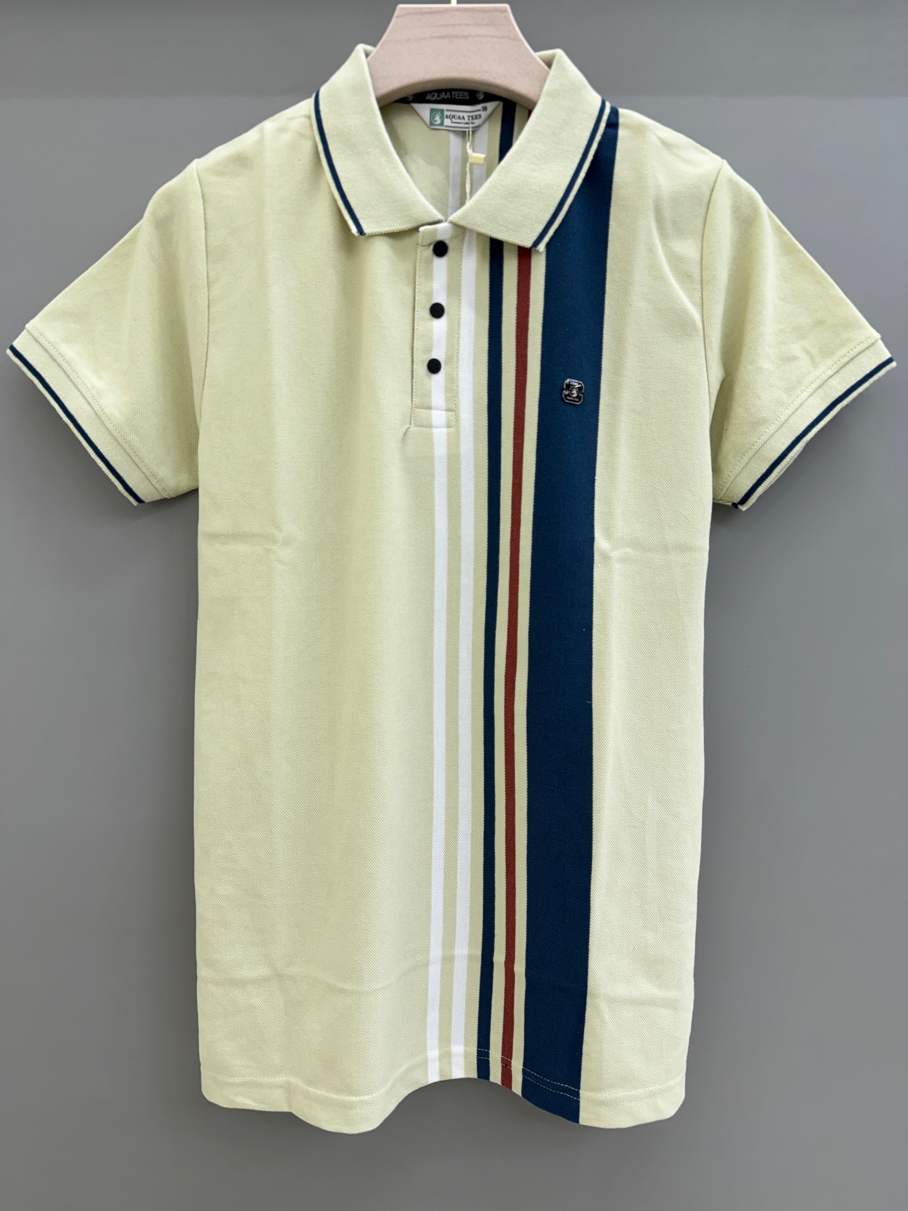 Cotton strip T-shirts