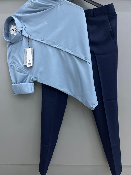 Partywear Shirt With Trouser (Combo)