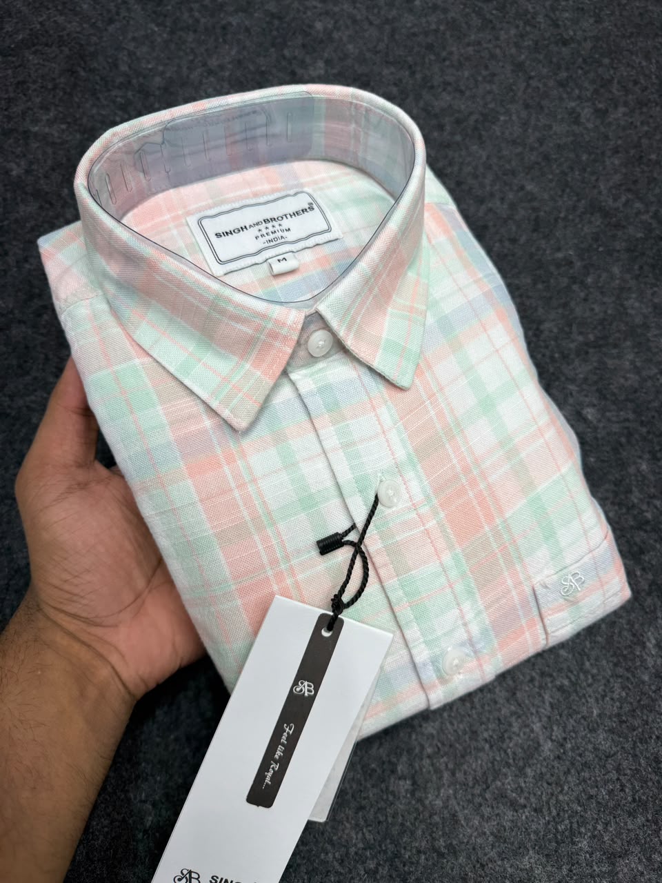 Heavy Oxford check Shirt - 5