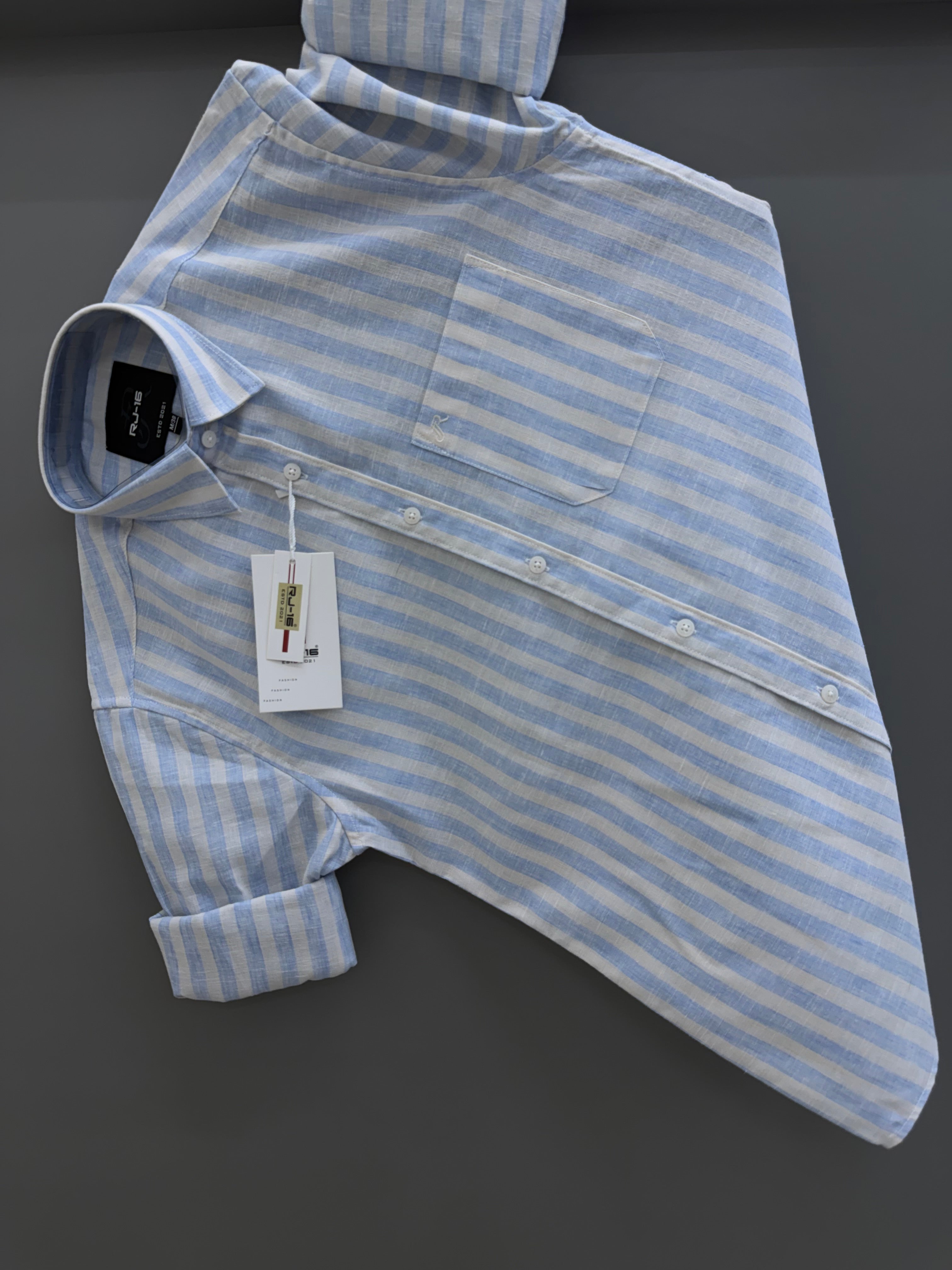 Linen Strip shirt