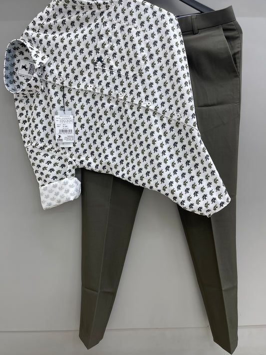 Printed Shirt with Trouser Pant (Combo)