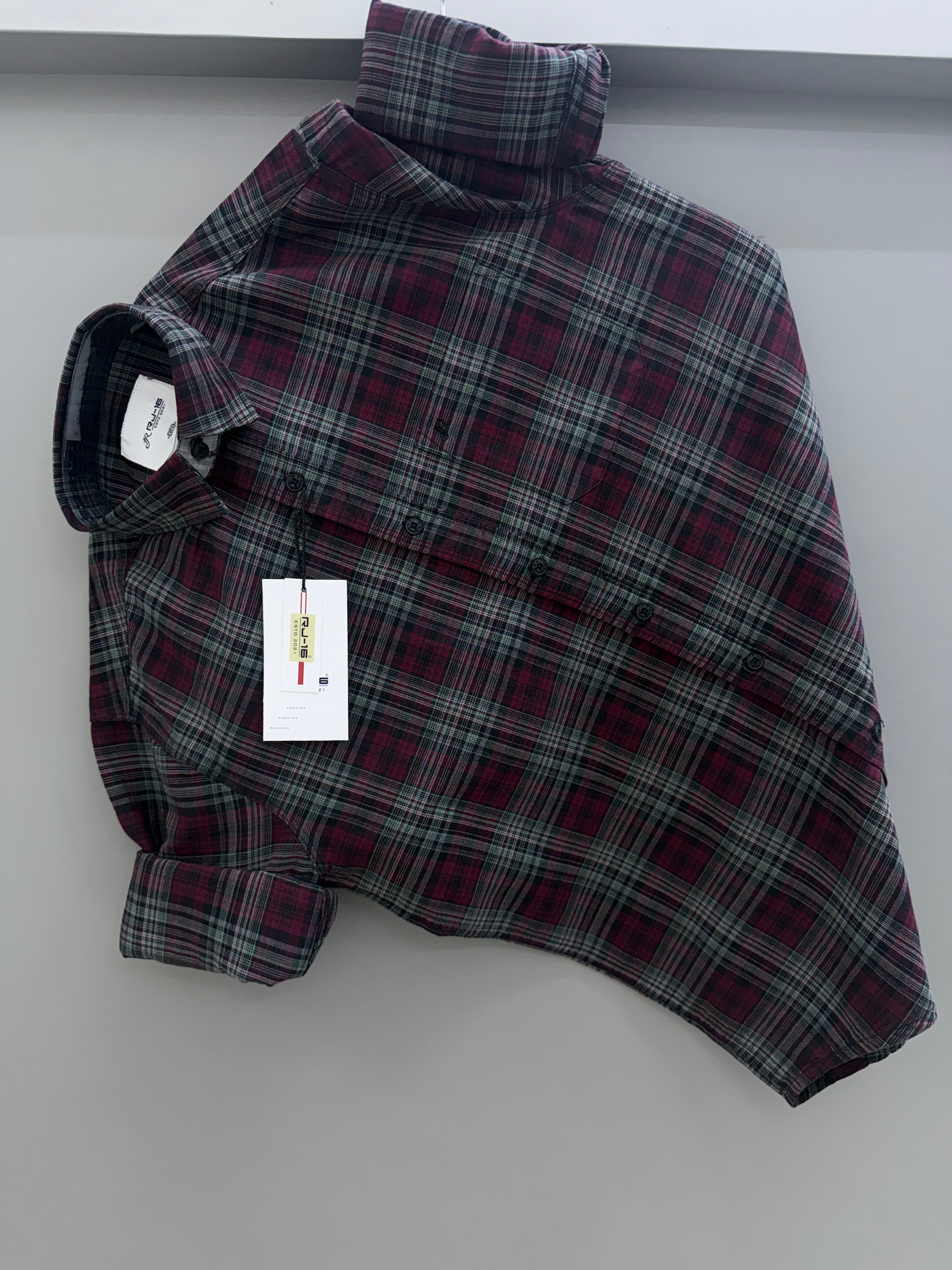Heavy Oxford check Shirt