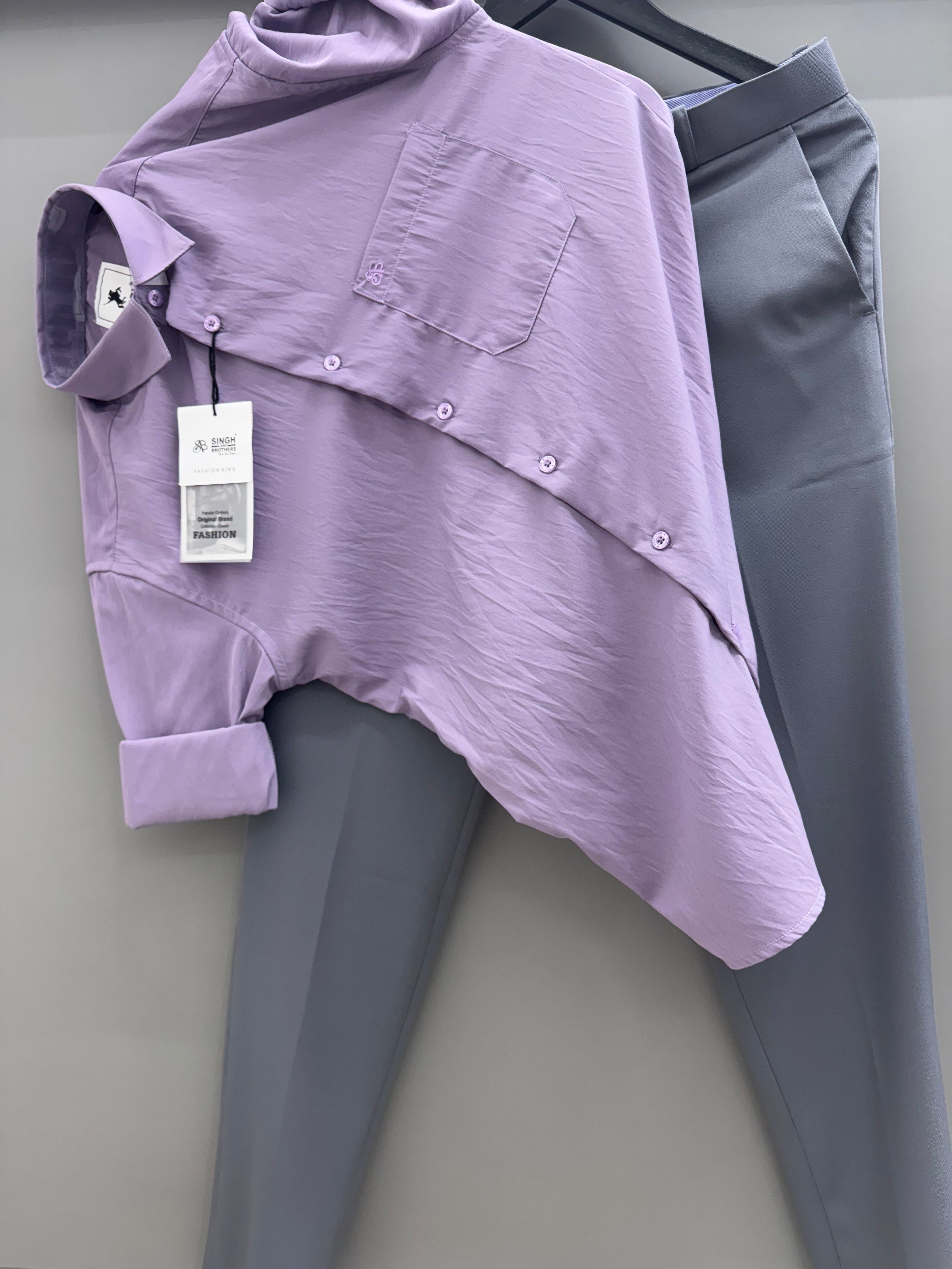 Imp paper Nylon Shirt With Trouser pant