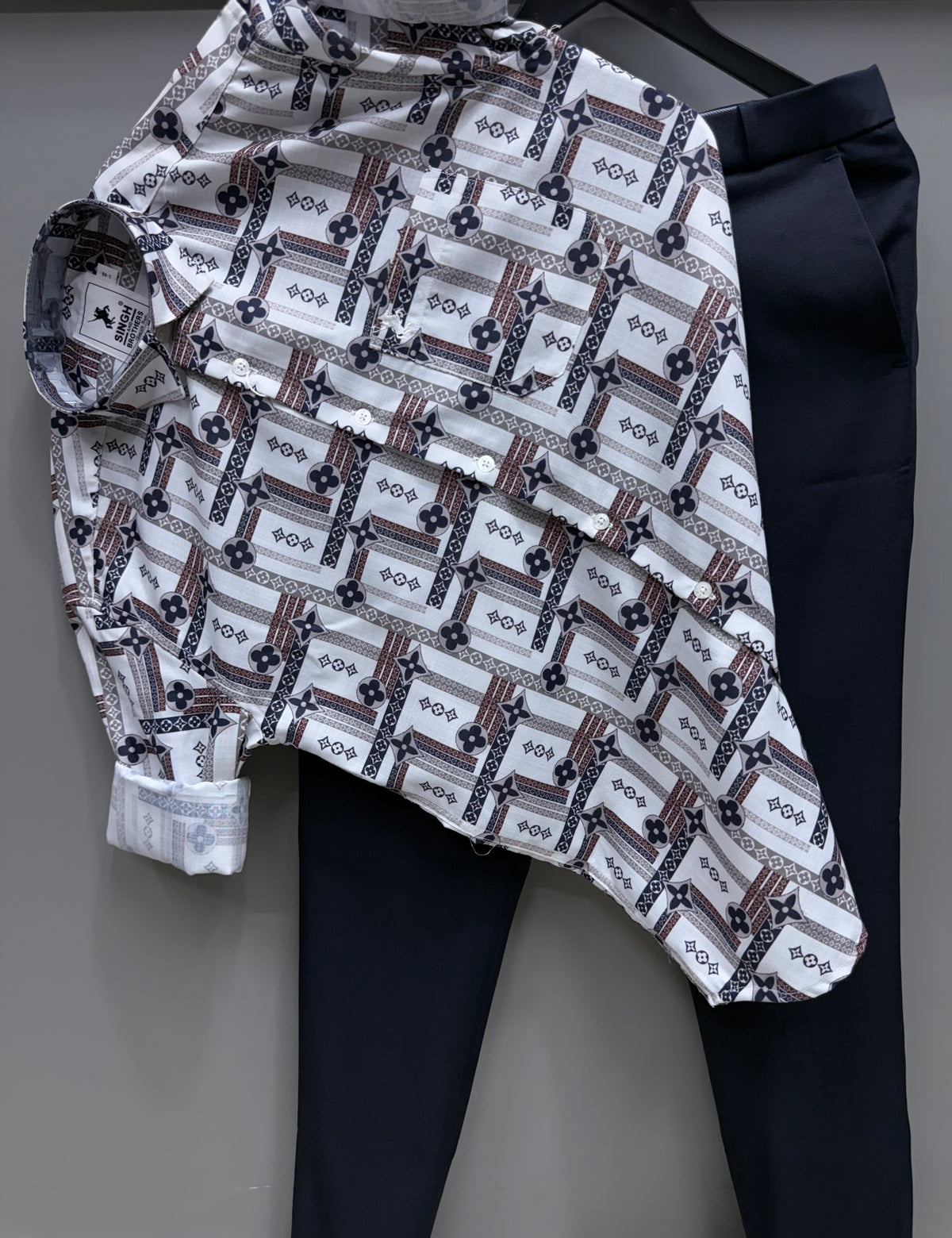 printed shirt with pant