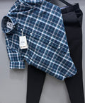 Checks shirt with pant