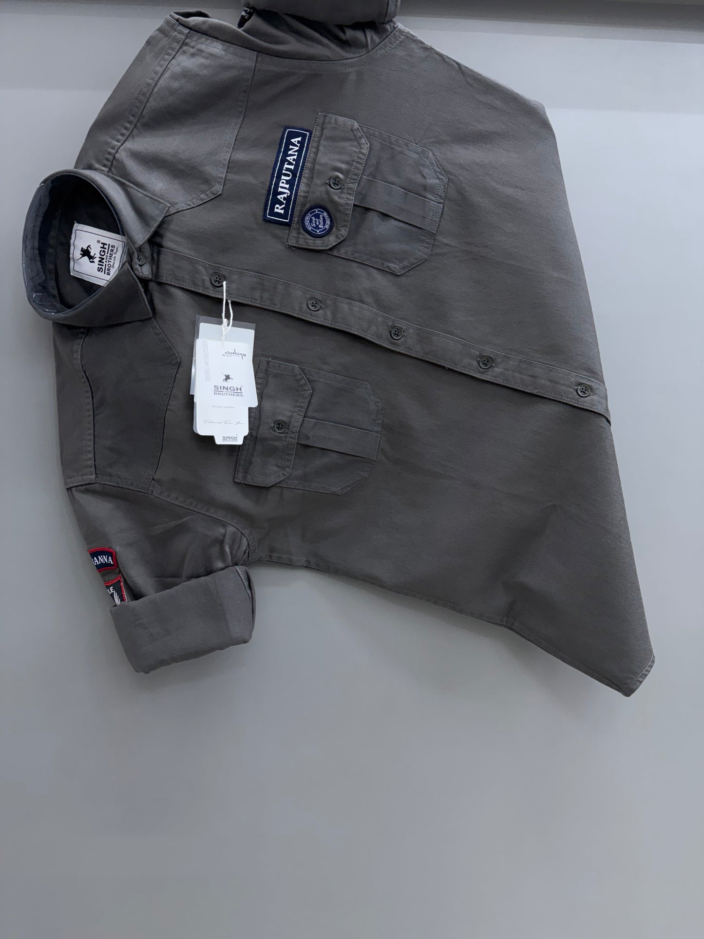 Double Pocket Rajputana shirt