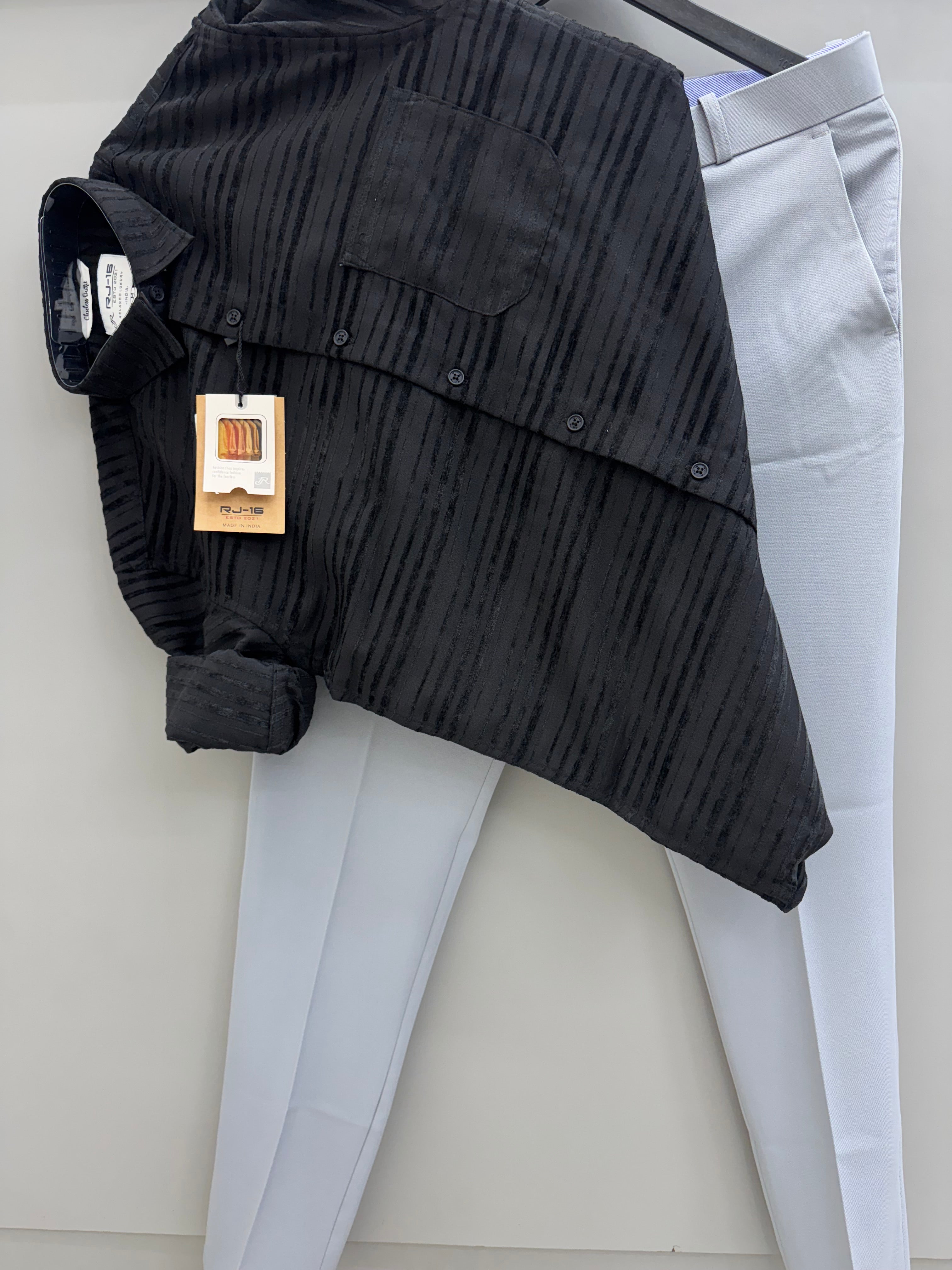 Imp jacquard Shirt With Trouser pant