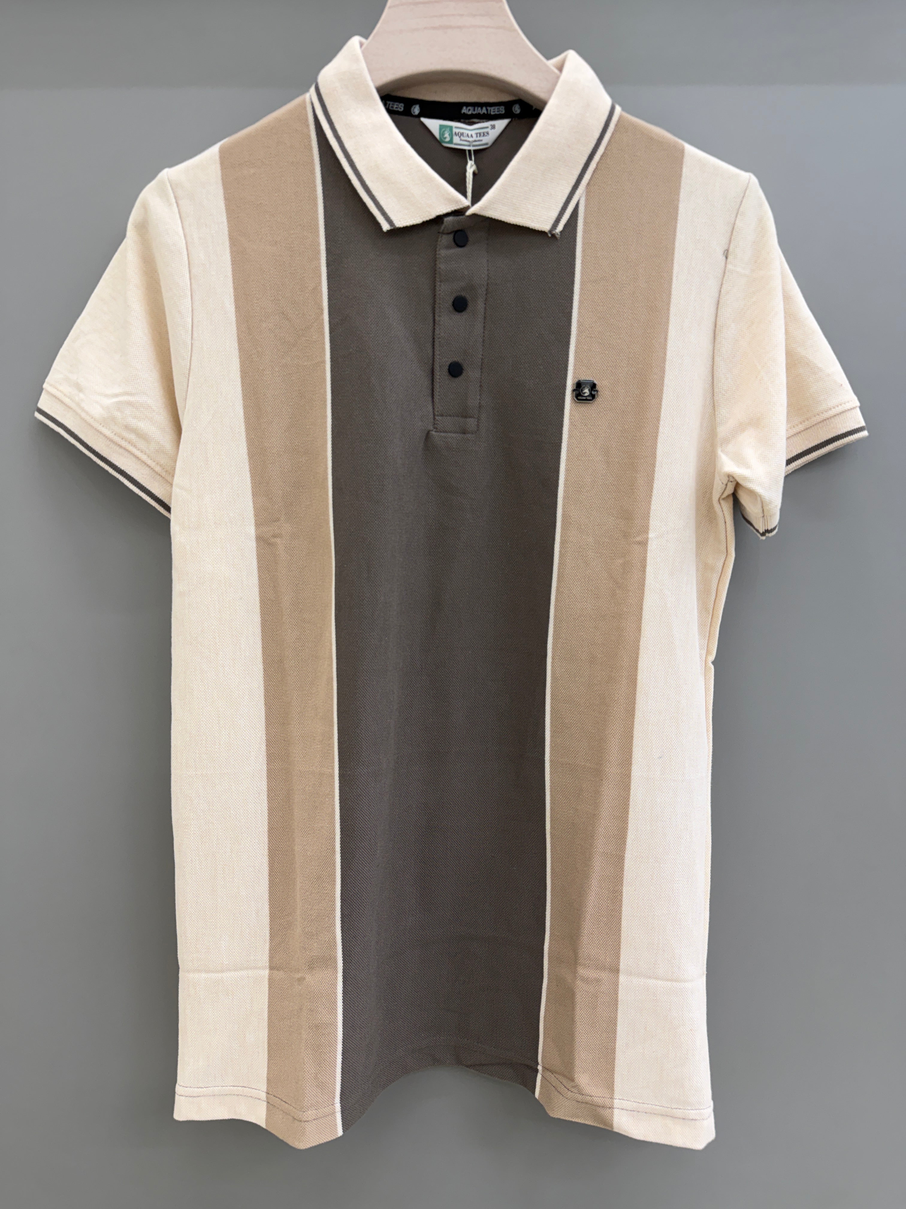 Cotton strip T-shirts