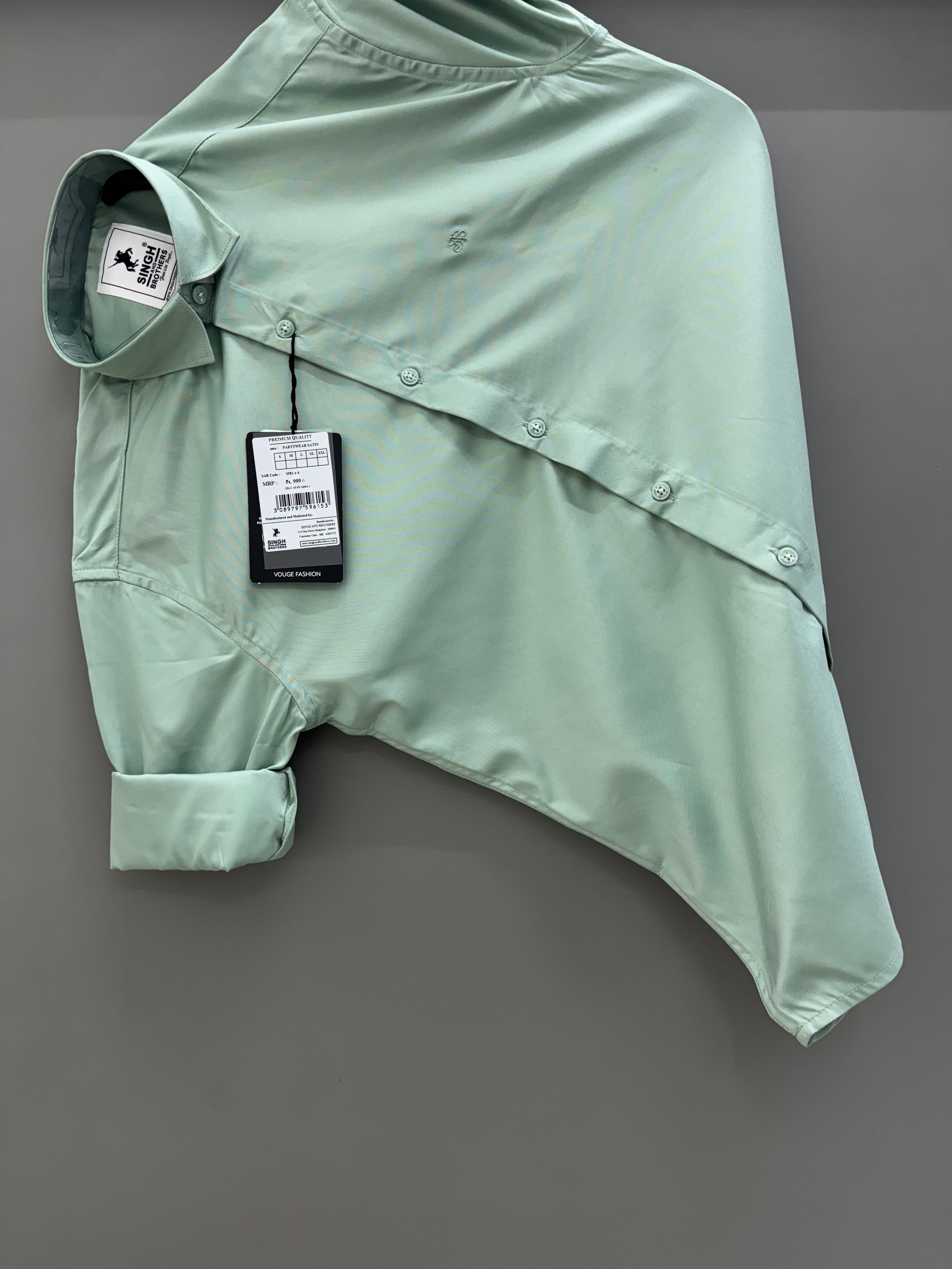 Partywear shirt - light green