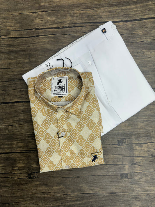 Printed Shirt with Trouser Pant (Combo)