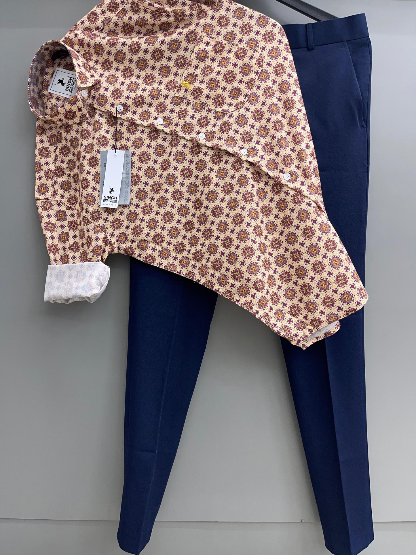 Printed Shirt with Trouser Pant (Combo)