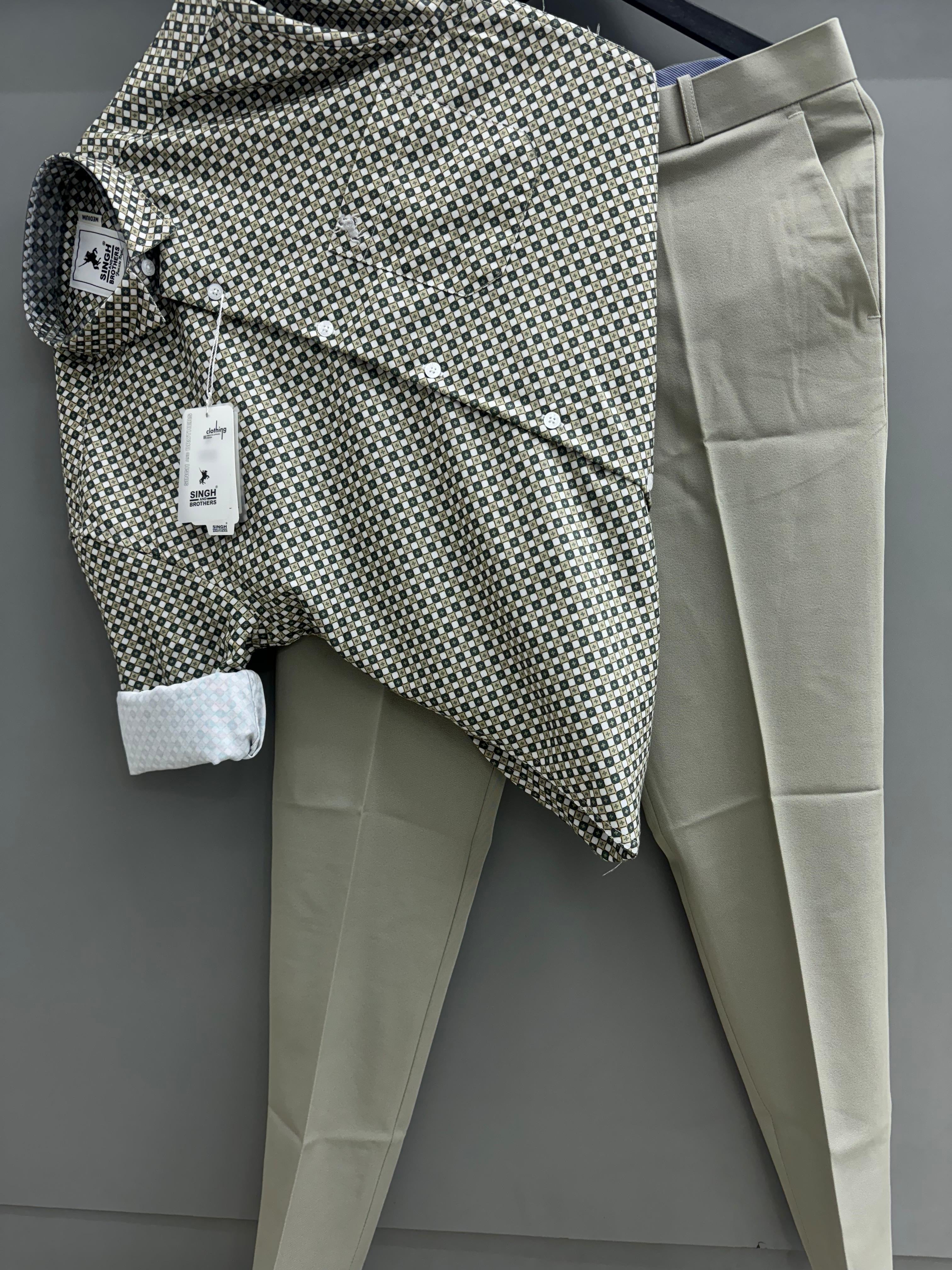 Printed shirt with Pant