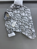 Satin Digital printed shirt