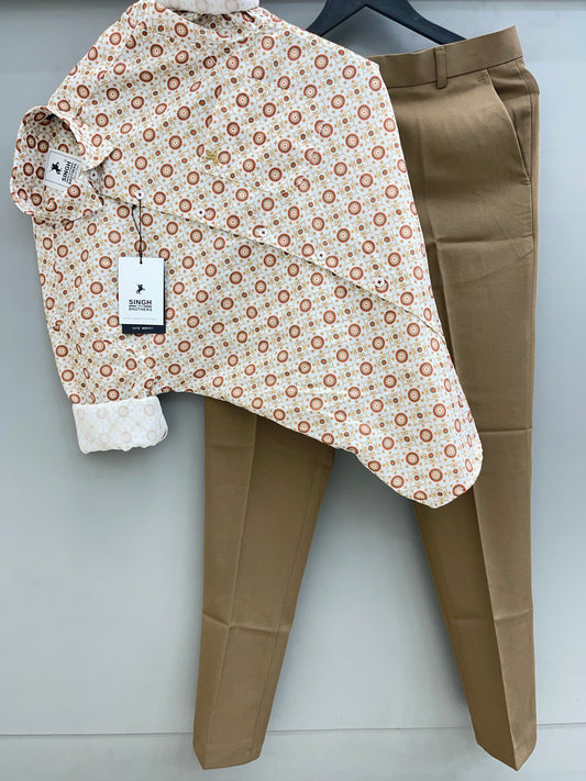 Printed Shirt with Trouser Pant (Combo)