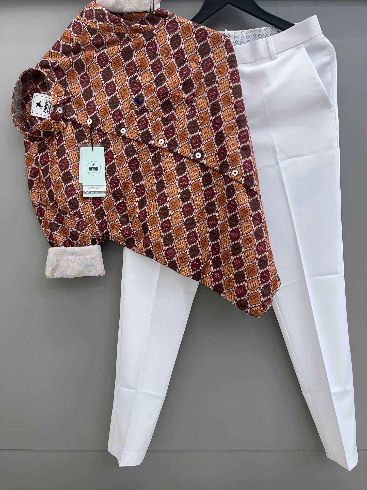 Printed Shirt with Trouser Pant (Combo)