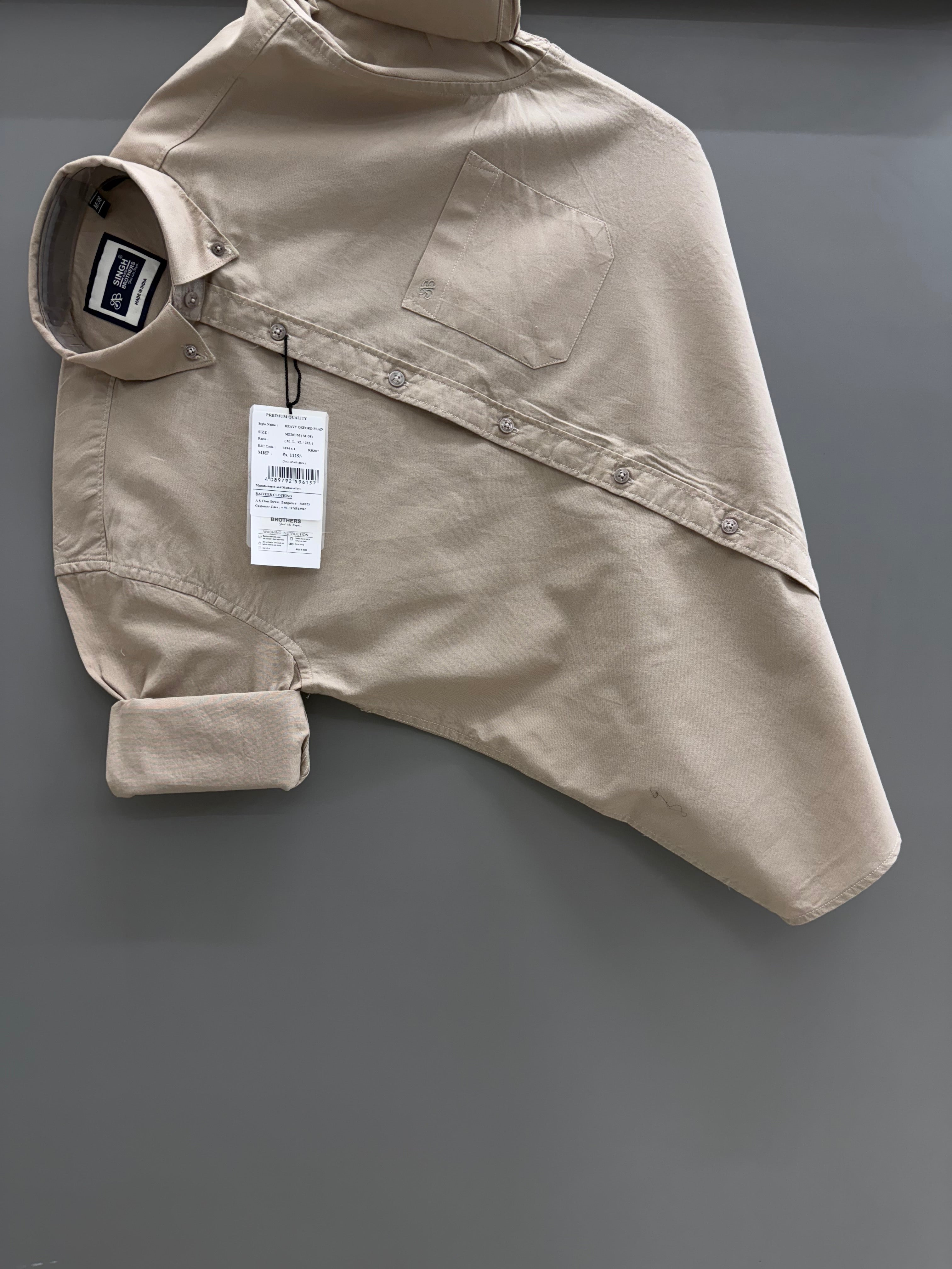 heavy Cotton Oxford shirt - 1